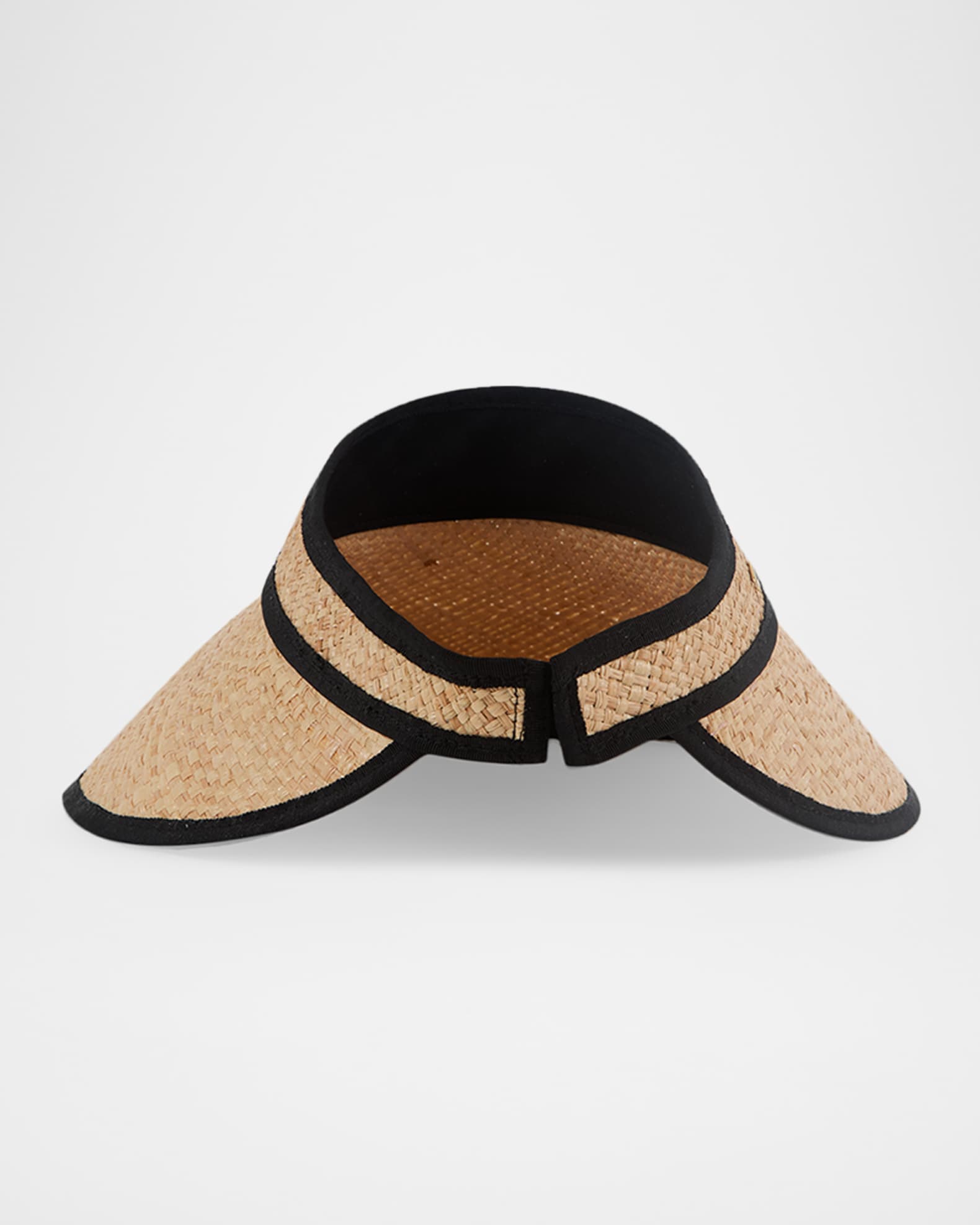 Eugenia Kim Trixie Raffia Sun Visor | Neiman Marcus
