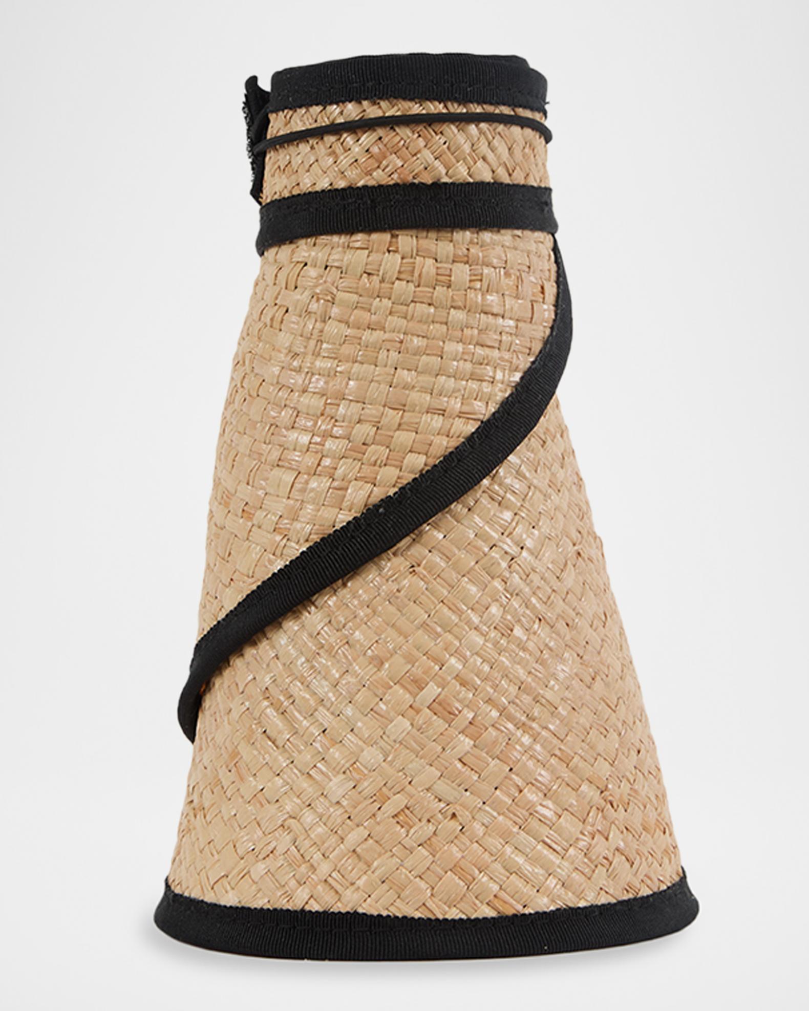Ｑ⿴⿻⿸しめ縄 Eugenia Kim Trixie Raffia Sun Visor | Neiman Marcus