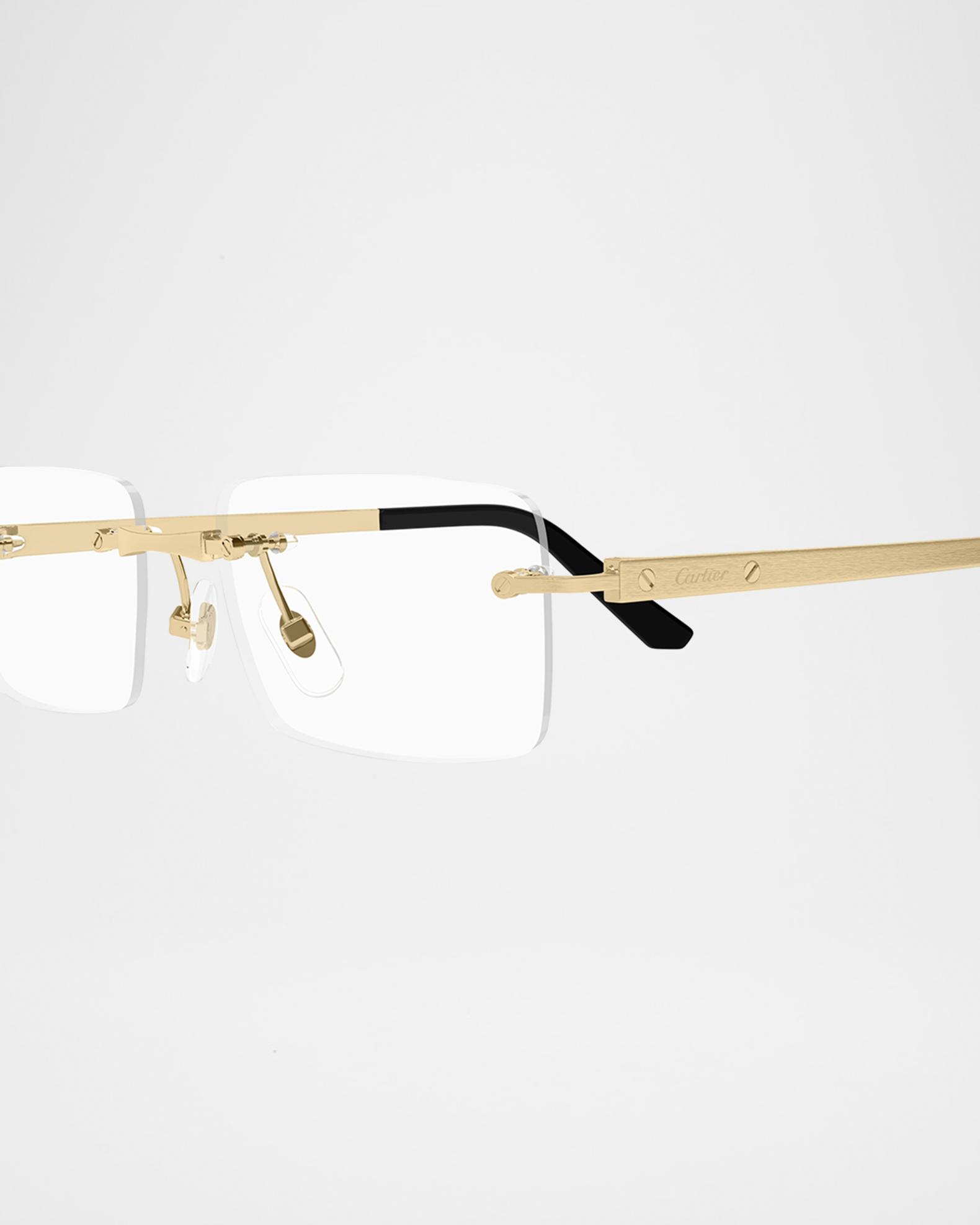 Cartier Men's Titanium Rectangle Optical Frames | Neiman Marcus
