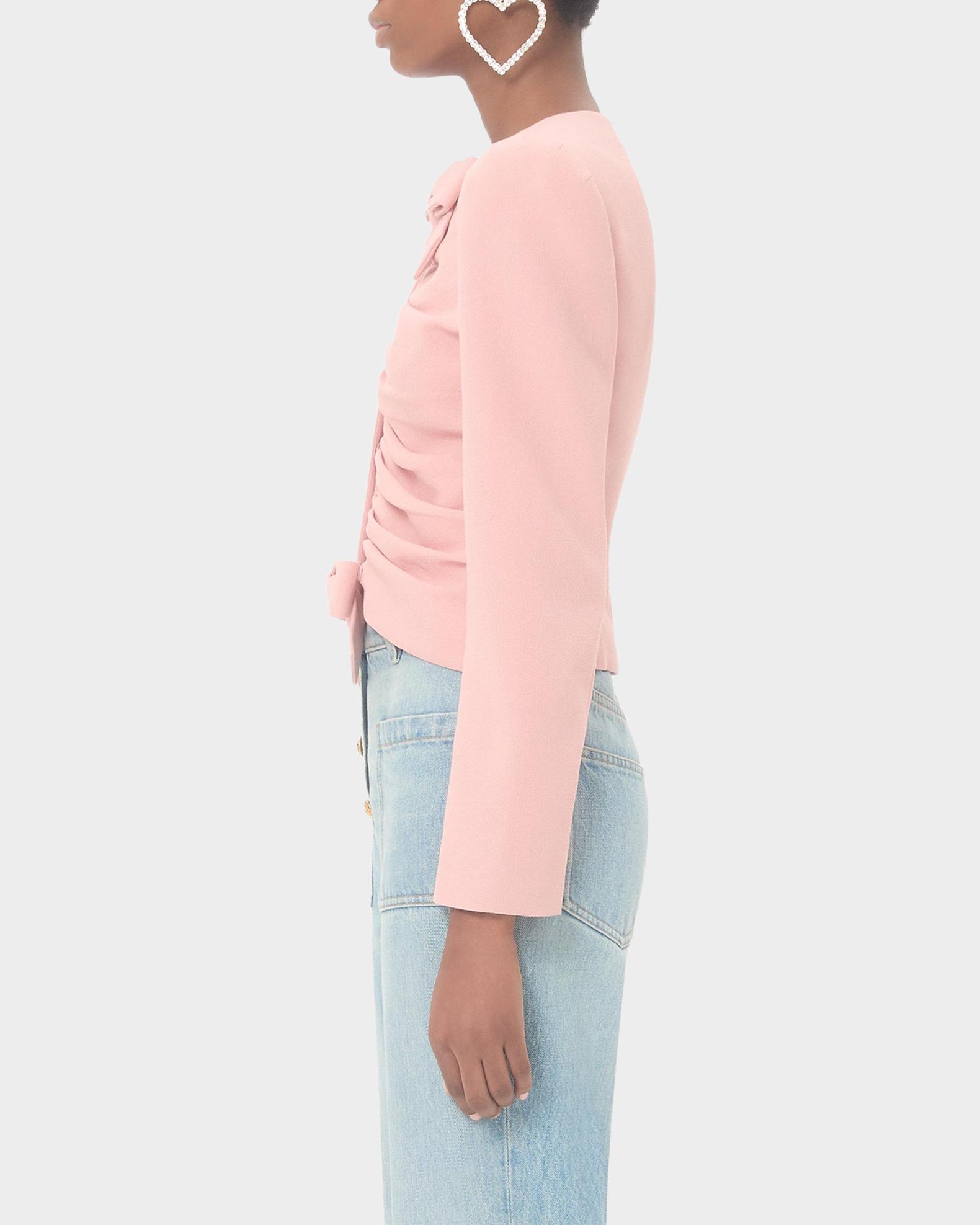 Valentino Garavani Metallic Floral Jacquard Cowl-Neck Top | Neiman