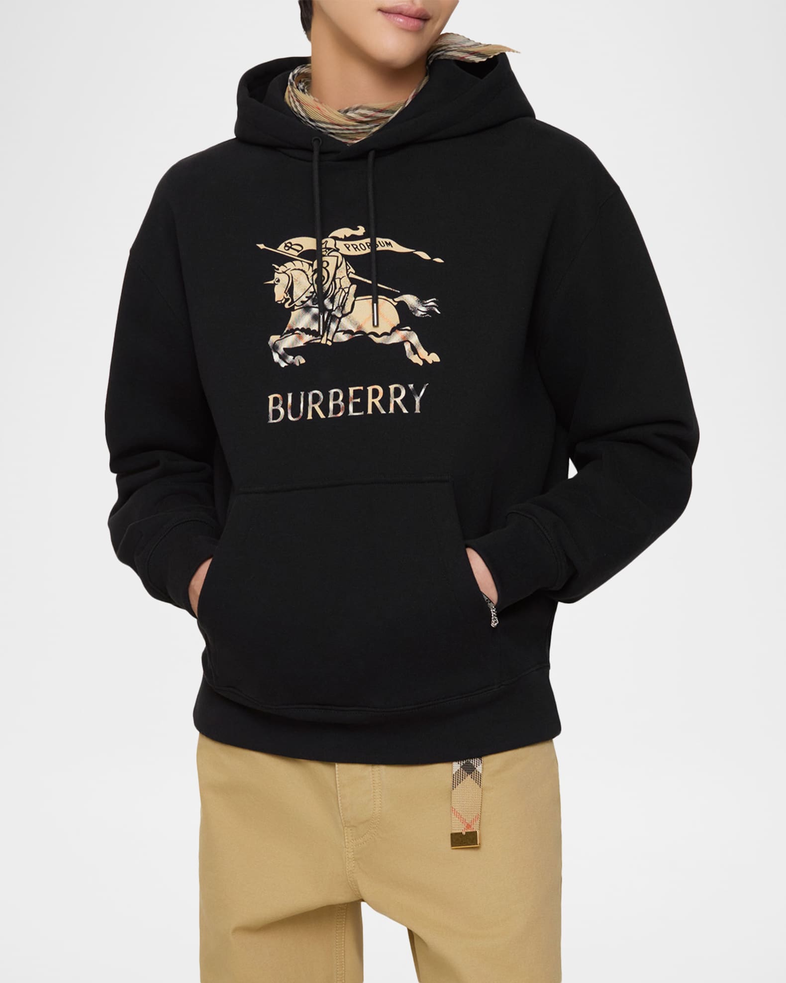 Burberry Men's EKD Ombre Cotton Hoodie | Neiman Marcus