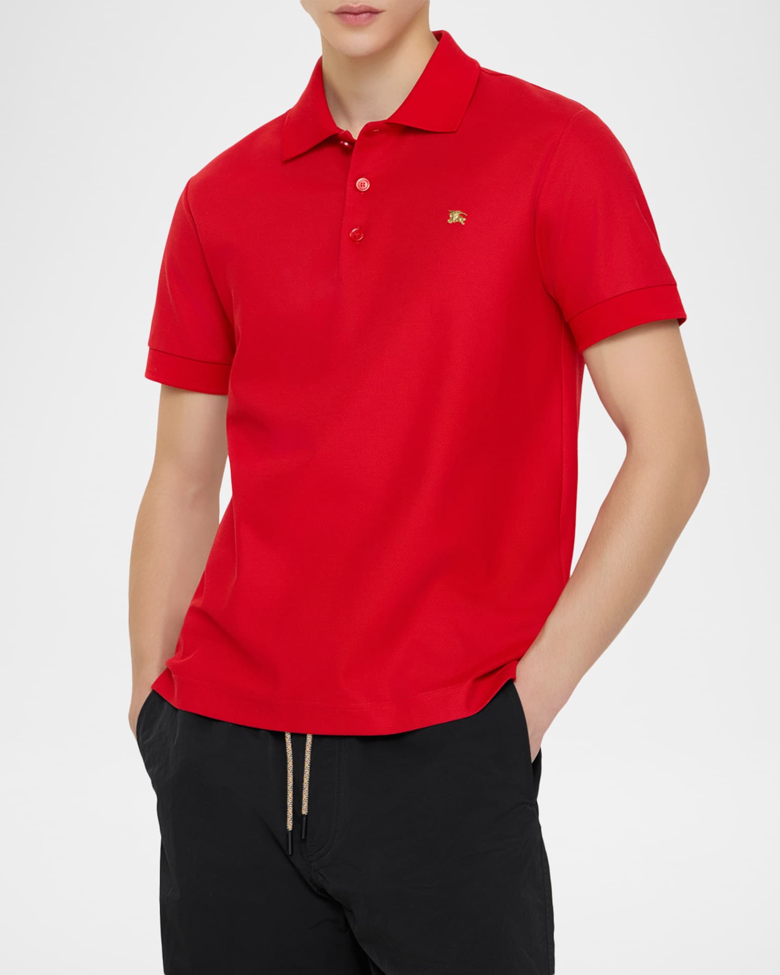 トップス Burberry Big Horse Logo Polo Shirt Burberry EKD cotton piqué polo shirt Burberry