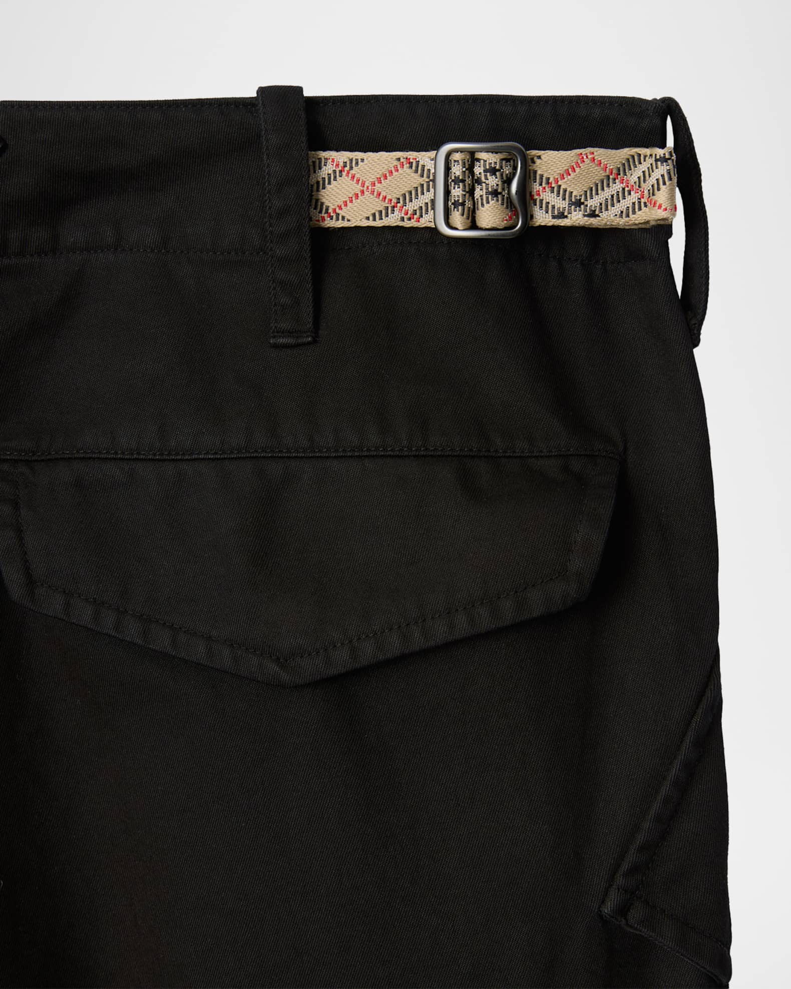 burberry cigarette pants Louane Side Stripe Vintage Check Trousers back welt pocket Burberry Check print trousers -