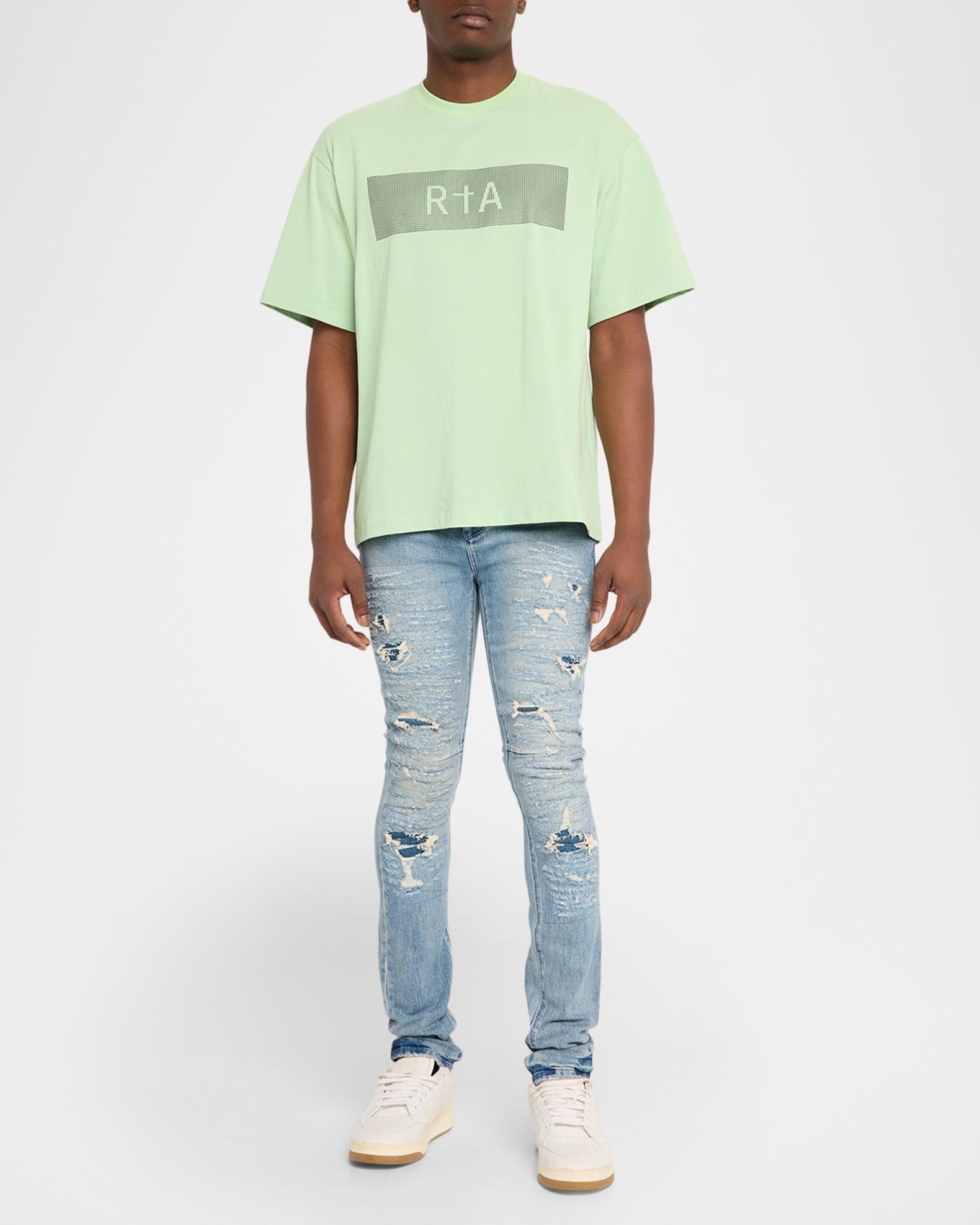 RTA Men's Bryant Ripped Skinny Jeans | Neiman Marcus