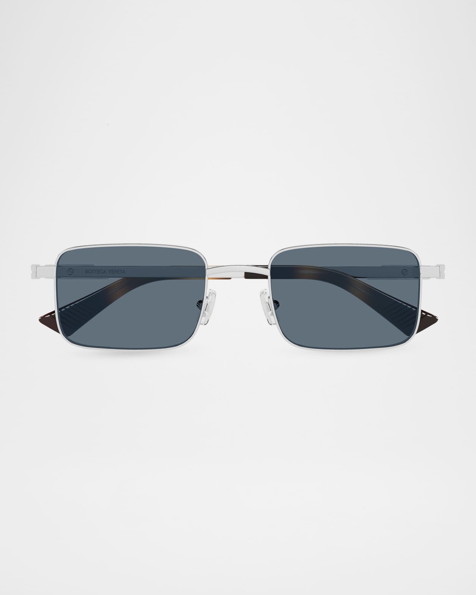 Bottega Veneta Men's BV1469S-002 Metal Rectangle Sunglasses