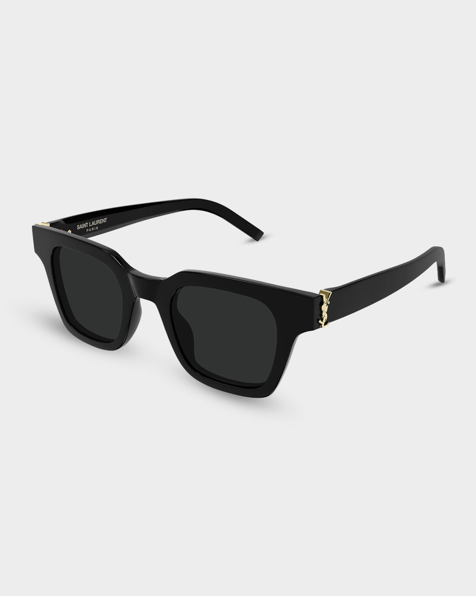 イヴサンローラン Saint Laurent Corner Angle 47mm Rectangular Sunglasses | Neiman Marcus