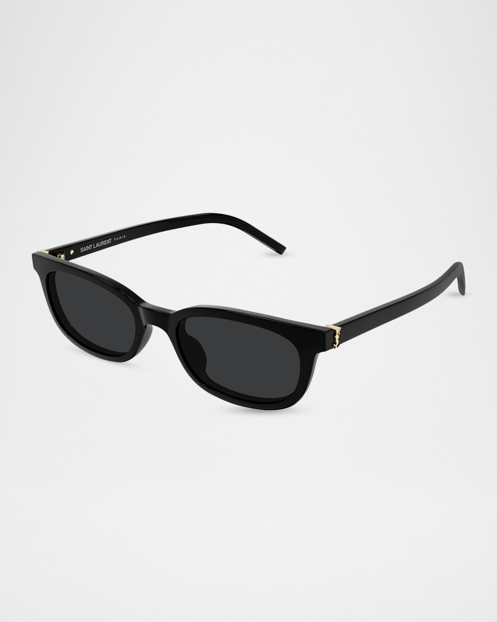 Saint Laurent Monogram 53mm Rectangular Sunglasses | Neiman Marcus
