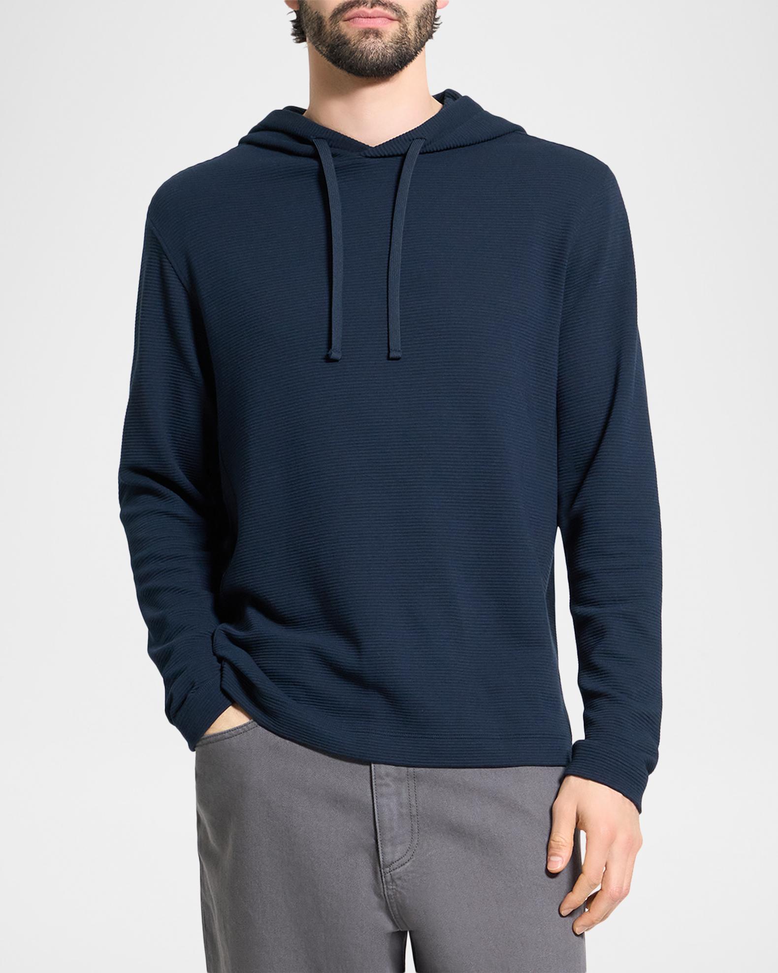 Theory Men's Delroy Performance Jersey Hoodie | Neiman Marcus