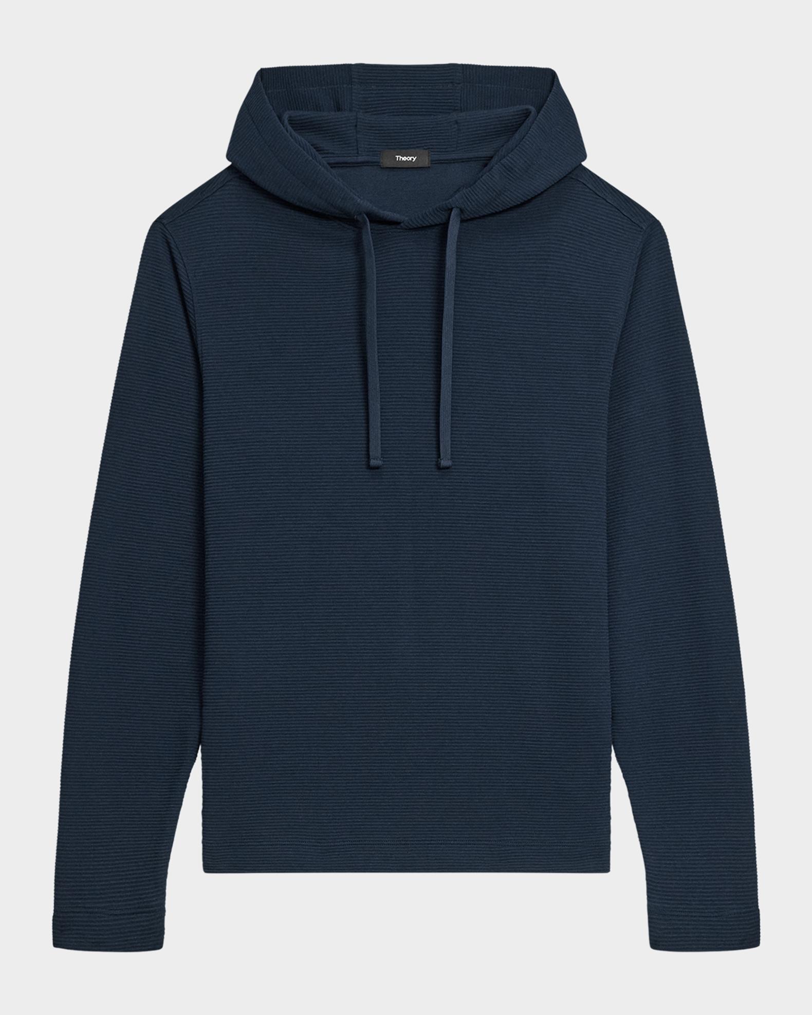 Theory Men's Delroy Performance Jersey Hoodie | Neiman Marcus