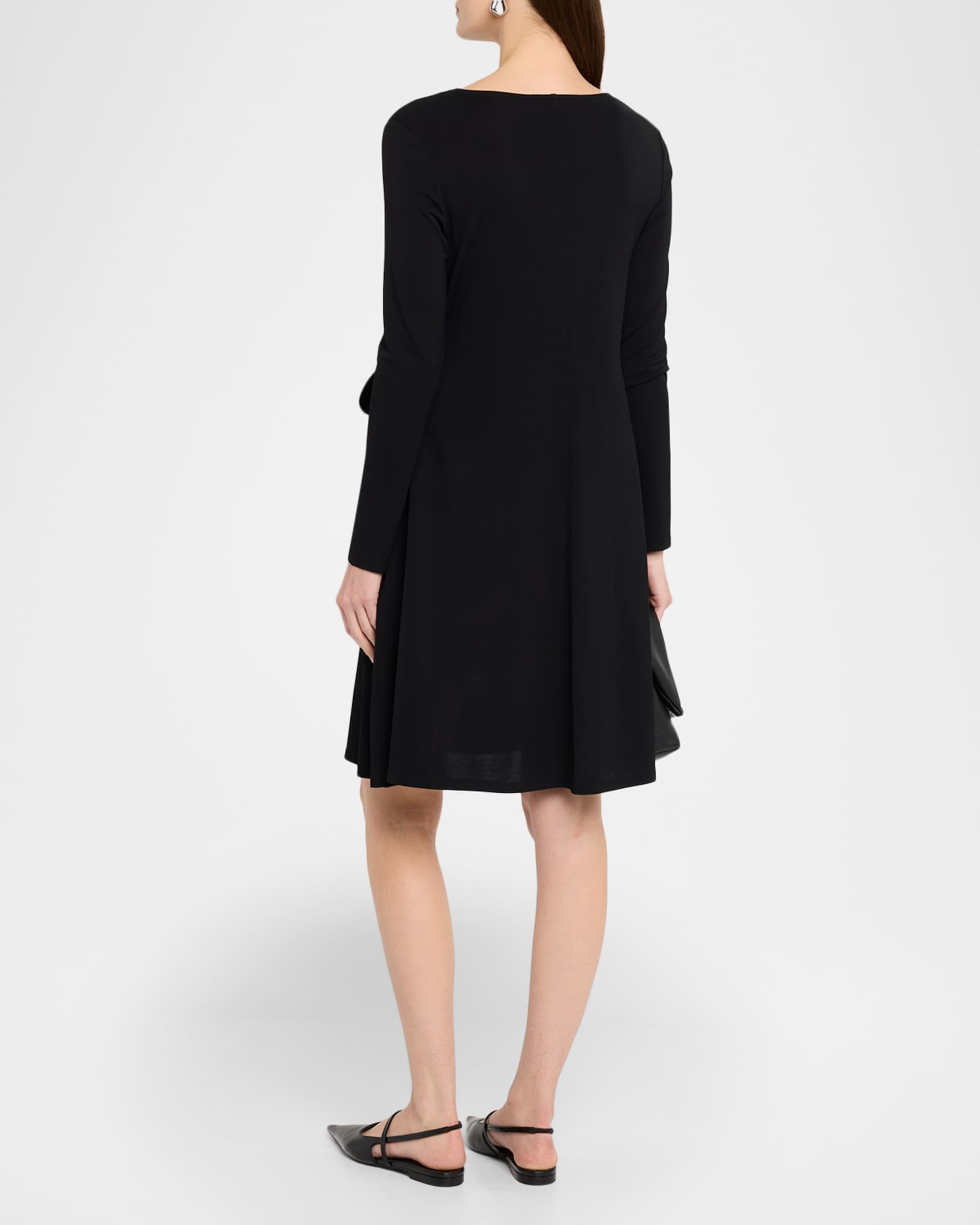 Weekend Max Mara Side-Tie Viscose Jersey Dress | Neiman Marcus