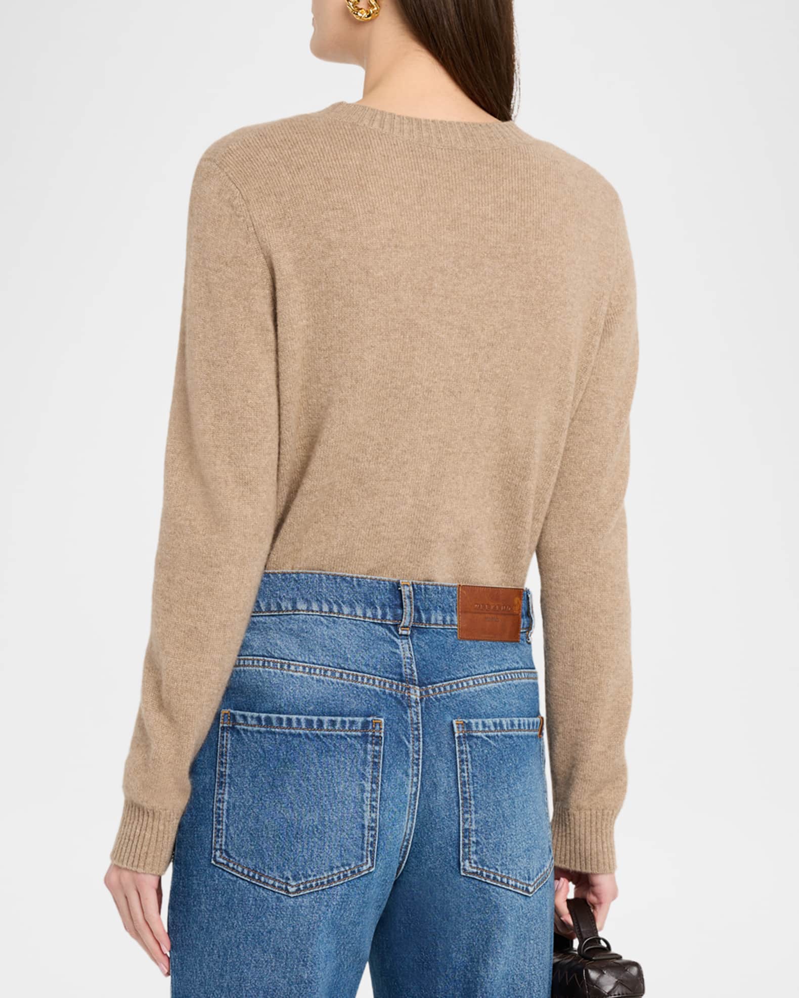 Weekend Max Mara Leopard Cashmere Knit Sweater | Neiman Marcus
