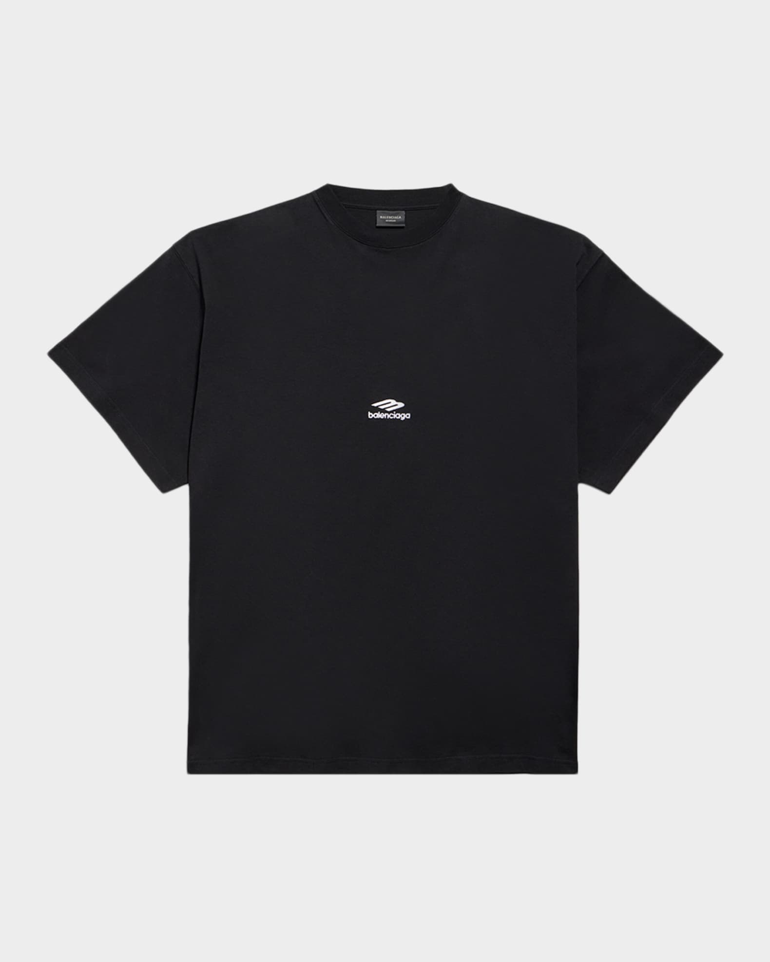 Balenciaga Men's 3B Logo Oversized T-Shirt | Neiman Marcus