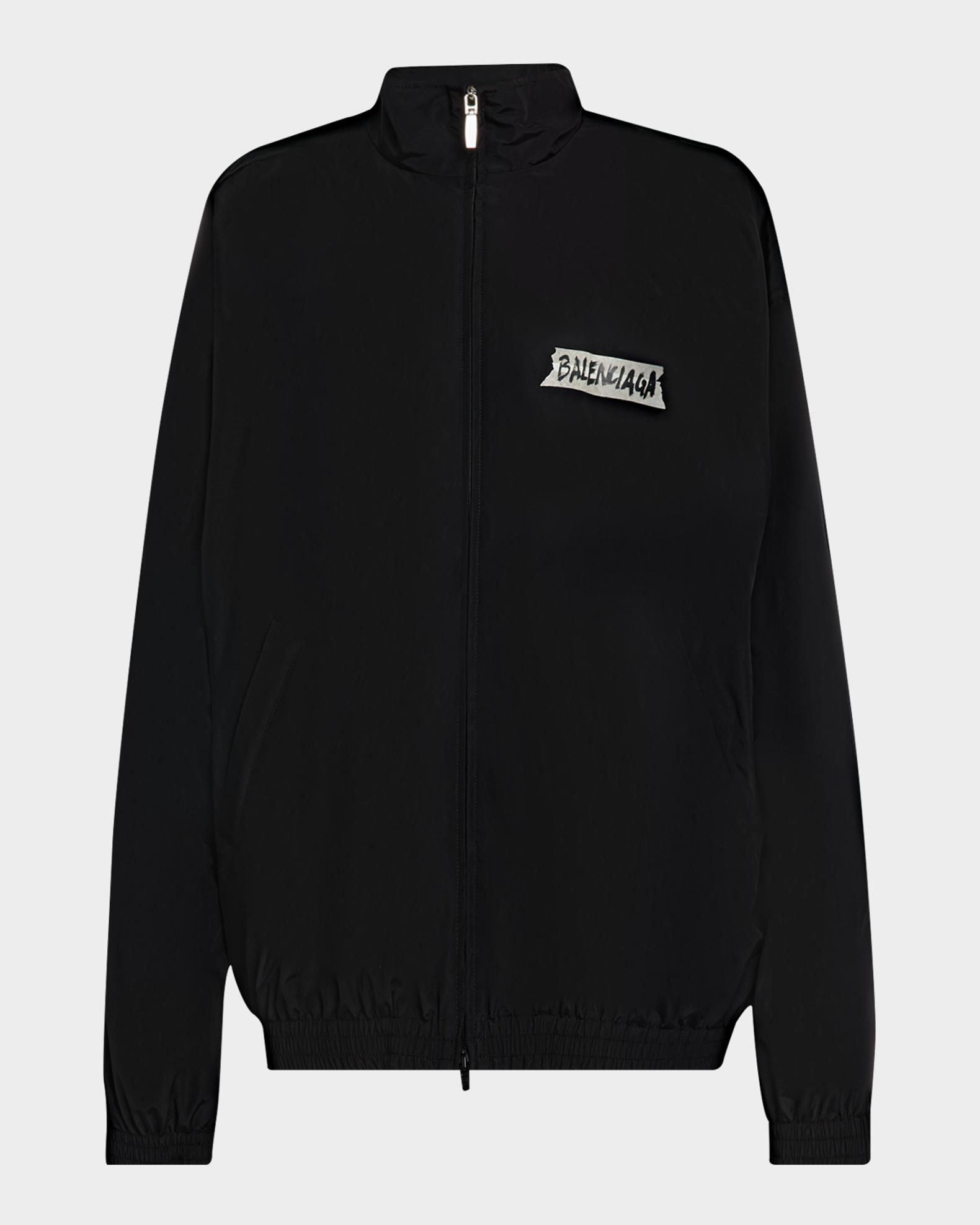 Balenciaga Men's Masking Tape Track Jacket | Neiman Marcus