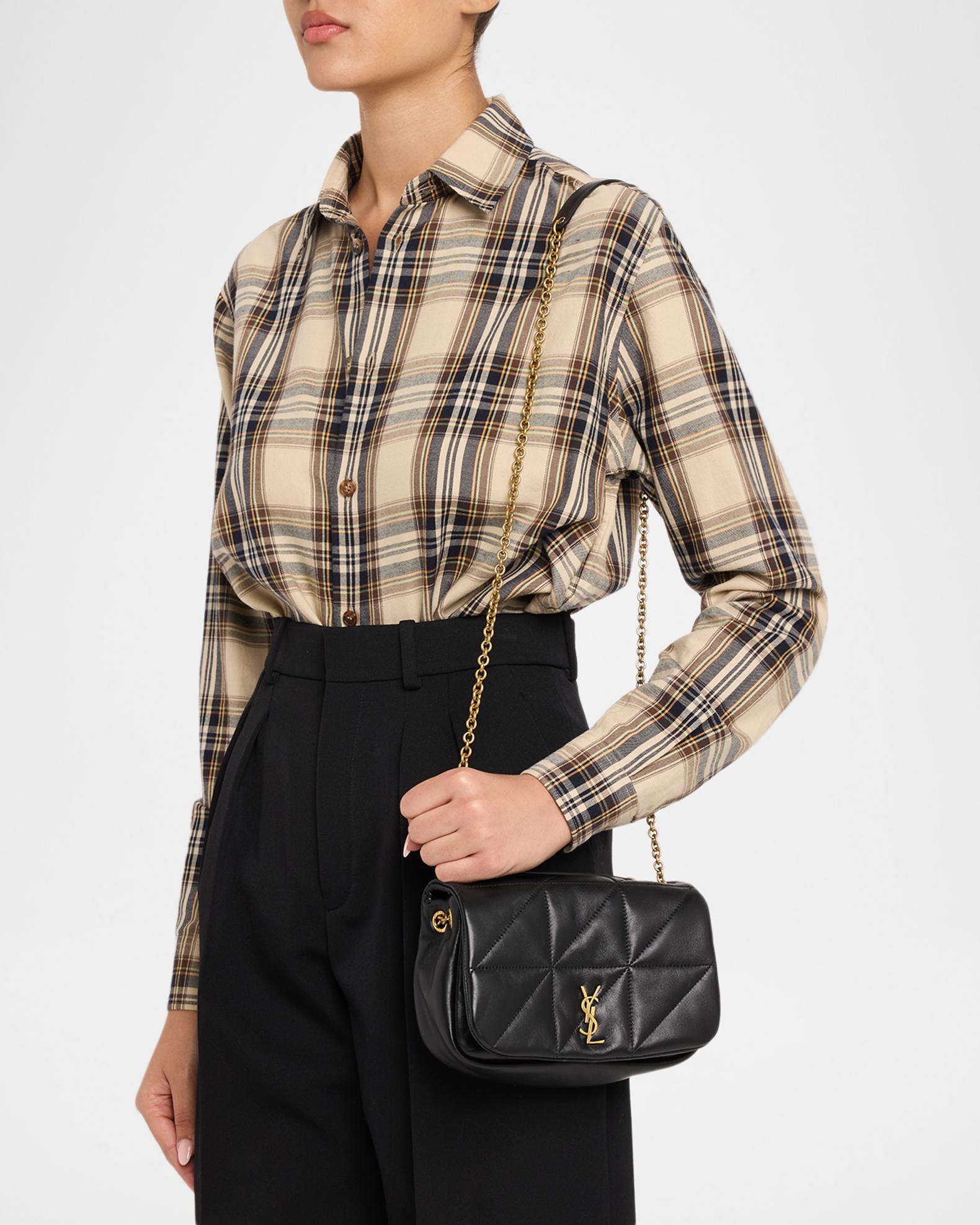 Saint Laurent Jamie 4.3 YSL Mini Leather Shoulder Bag | Neiman Marcus