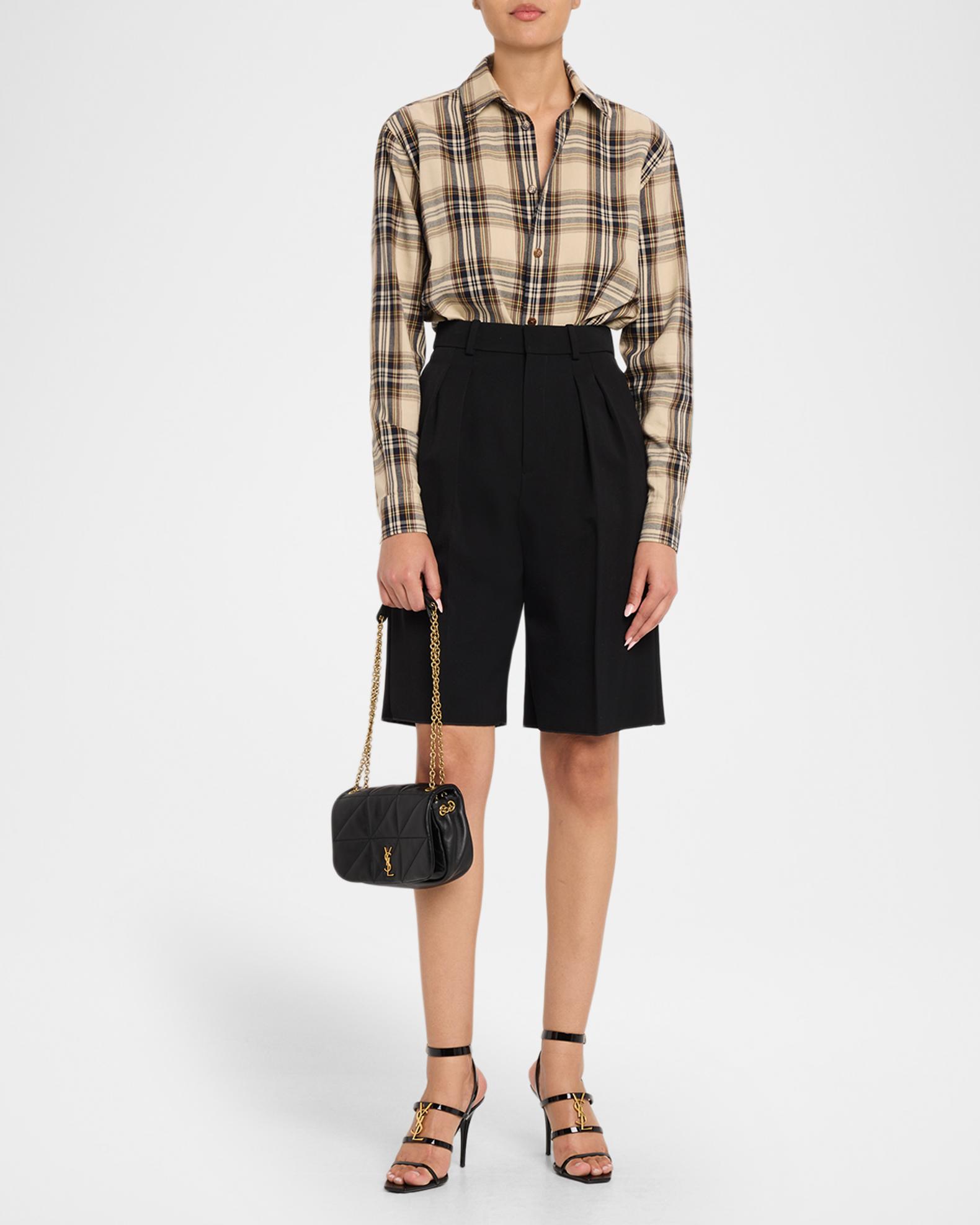 Saint Laurent Jamie 4.3 YSL Mini Leather Shoulder Bag | Neiman Marcus
