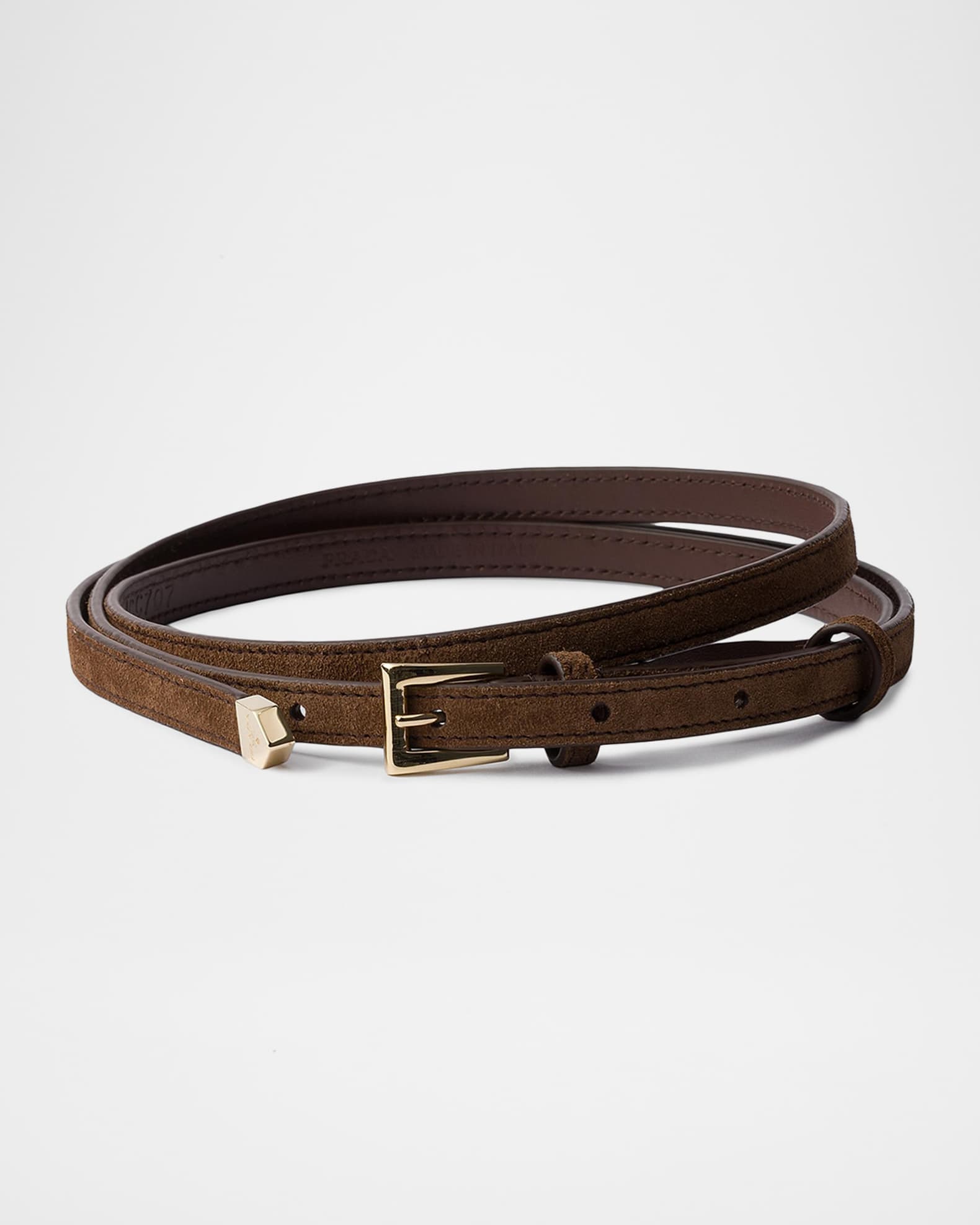 Selected Fiona Slim Suede Belt main image 1