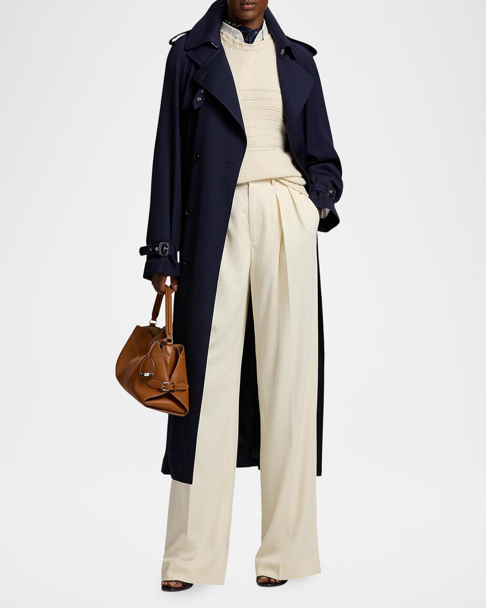 Ralph Lauren Collection Jody Wool Gabardine Pants | Neiman Marcus