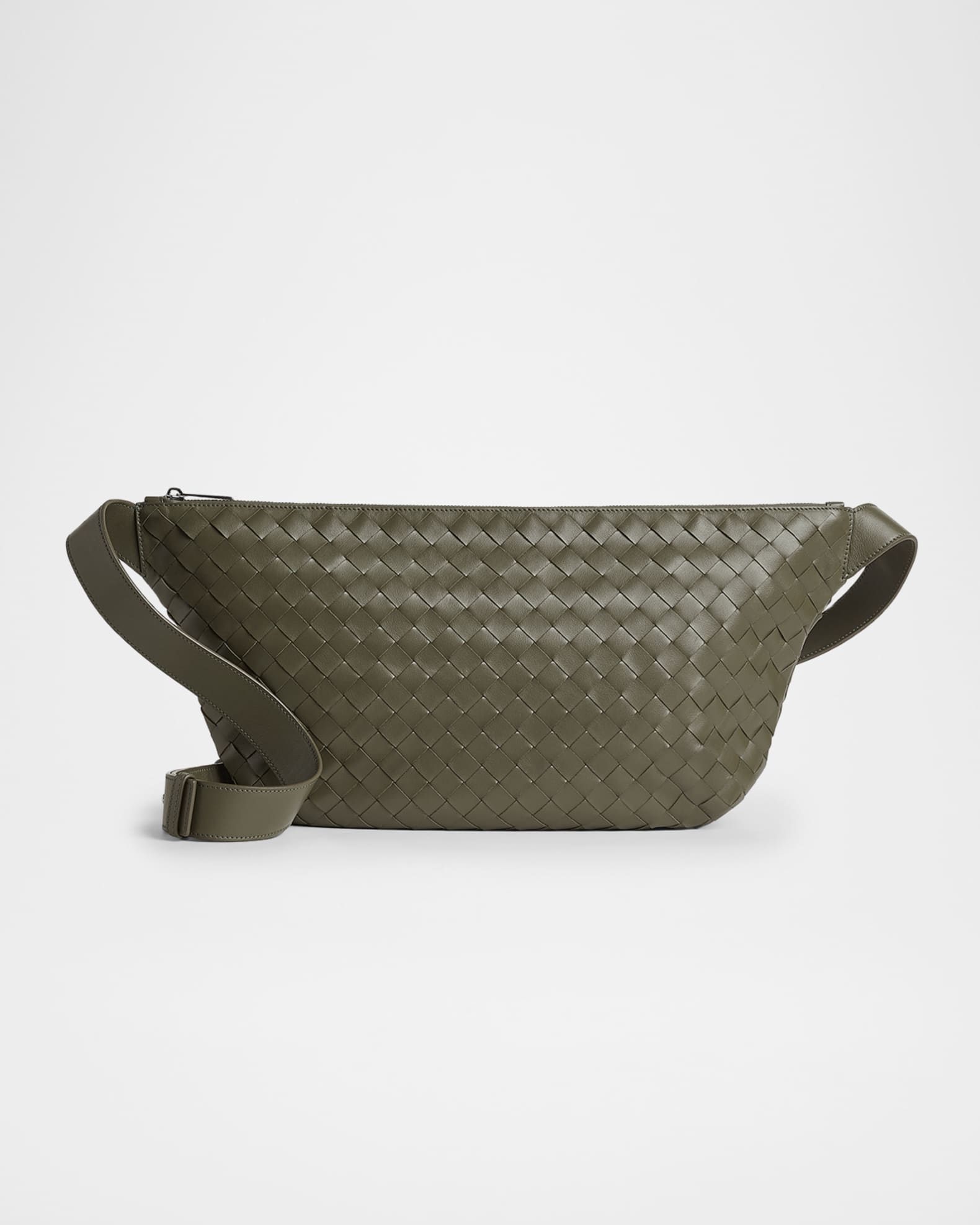 Bottega Veneta Men's Intrecciato Leather Sling Bag | Neiman Marcus