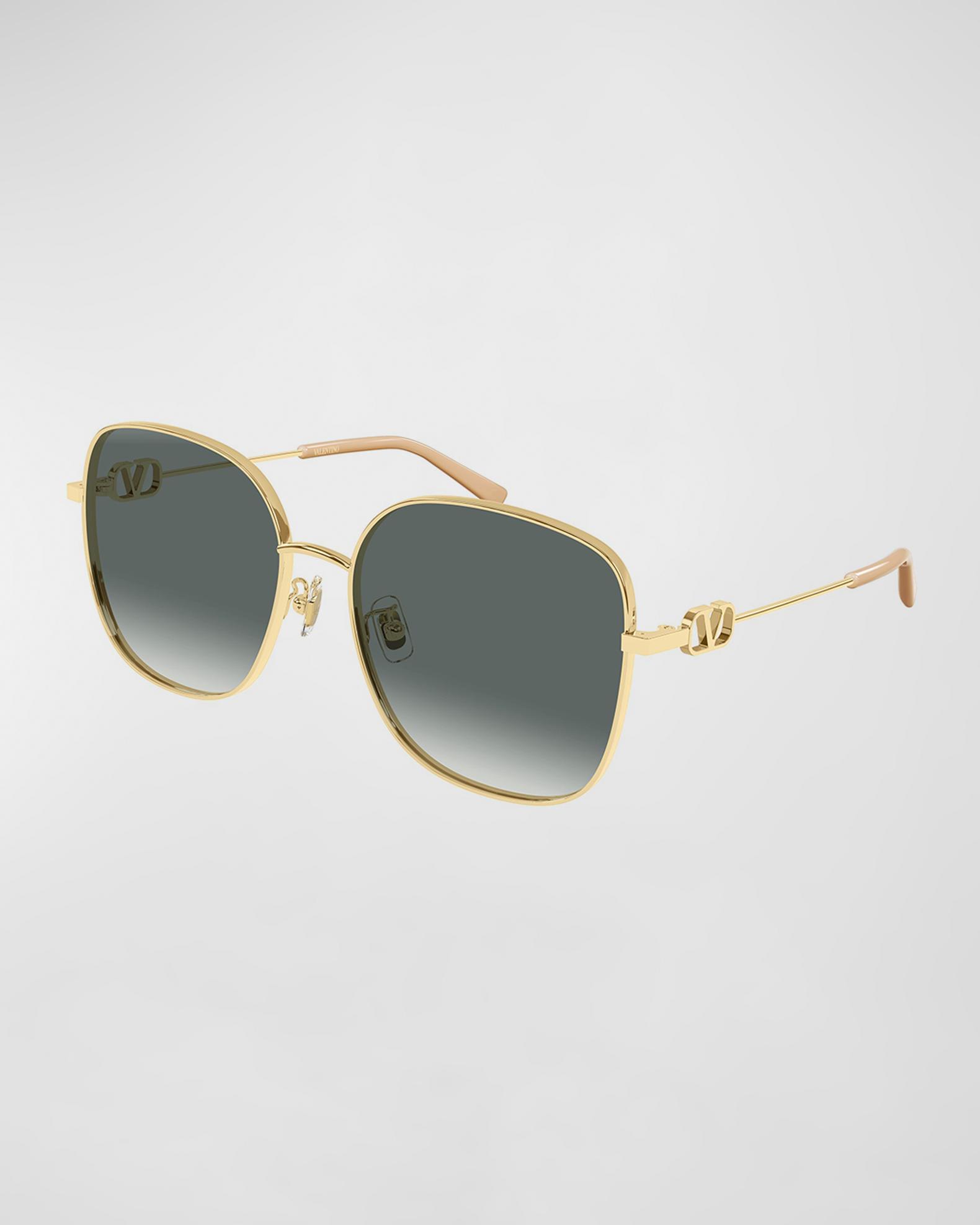 NEW!  Valentino Garavani women sunglasses VA2029 3039/87 Authentic Retail 350$ Valentino Garavani V-Hexagon 64MM Geometric Sunglasses | eBay main image 2