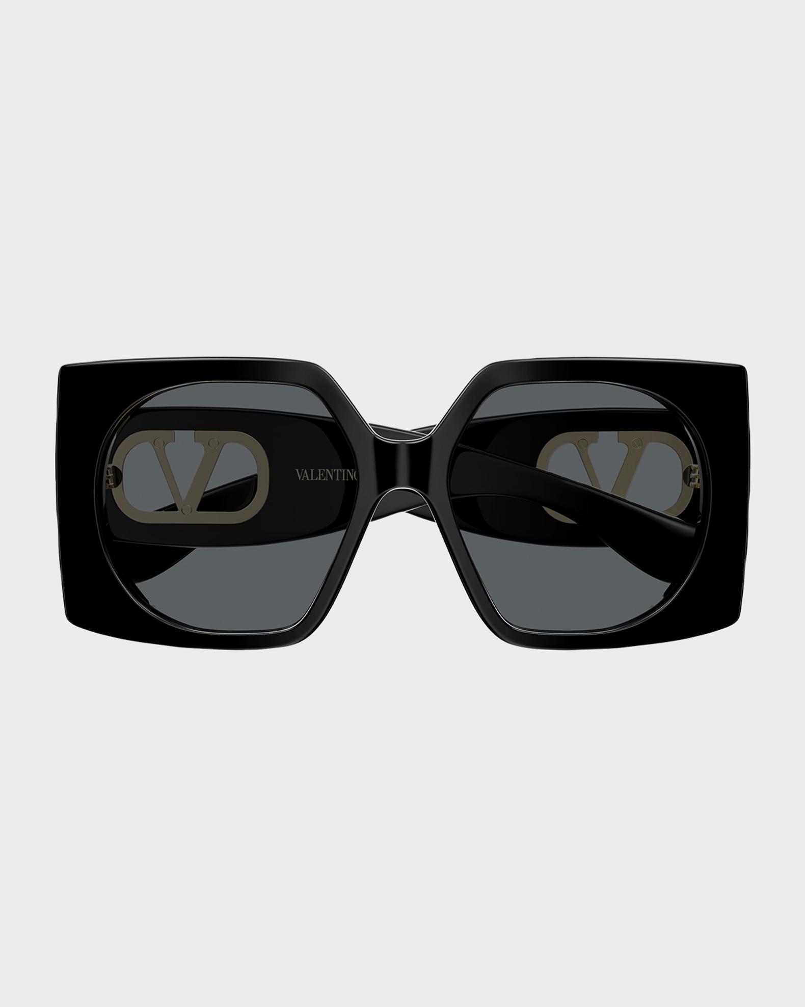 Valentino Garavani VLogo Signature 55mm Square Sunglasses | Neiman