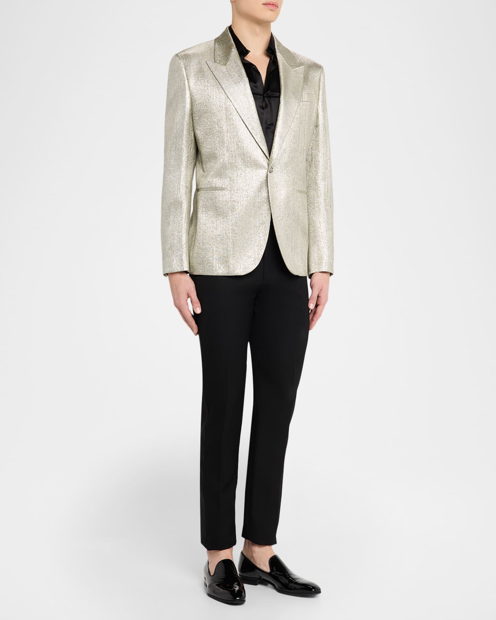 peak evenings dress Ivory Satin Peak Lapel Midi A Line Work Dress