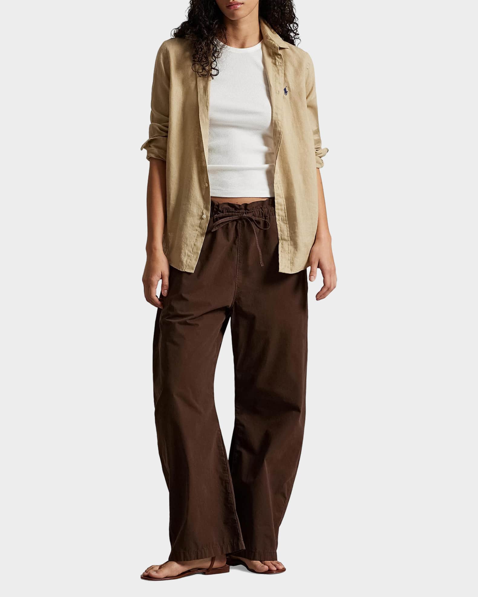 Polo Ralph Lauren Classic-Fit Linen Shirt | Neiman Marcus