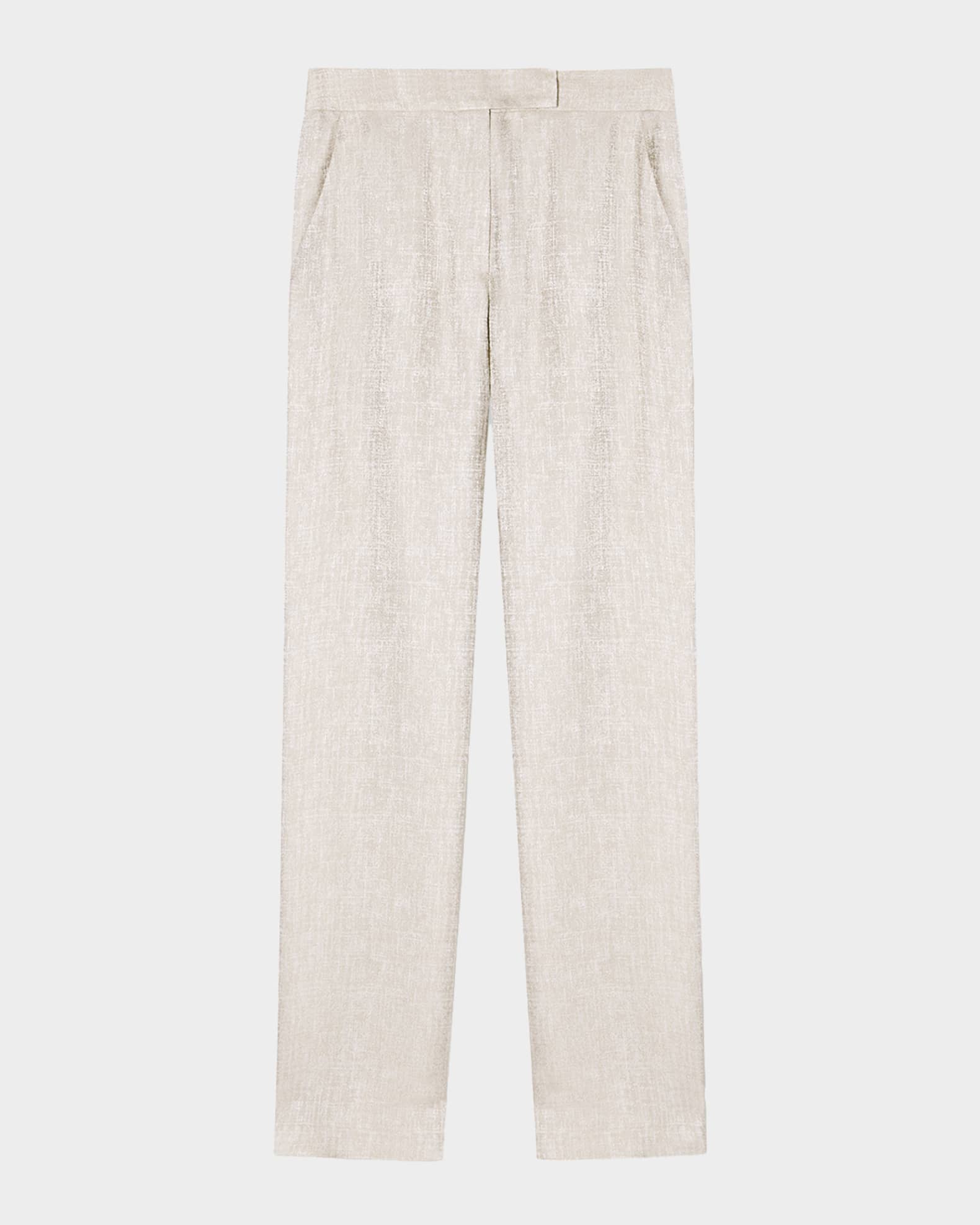 Emporio Armani Straight-Leg Shimmer Viscose Pants | Neiman Marcus