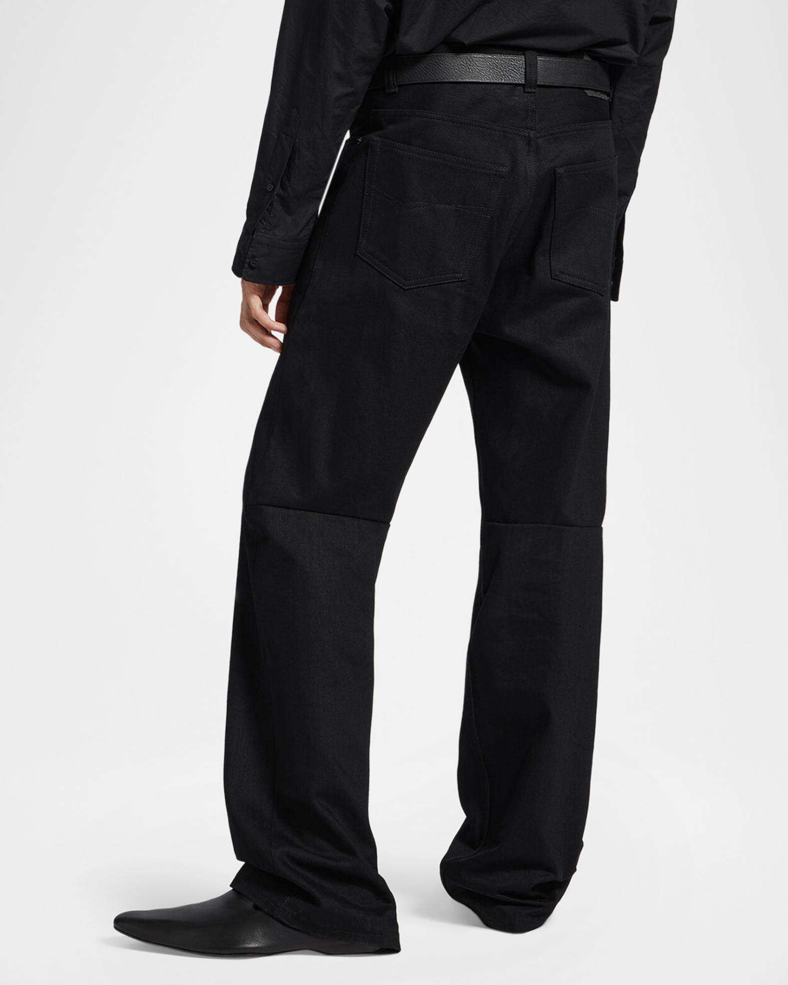 Balenciaga Men's Black Denim Wide-Leg Jeans | Neiman Marcus