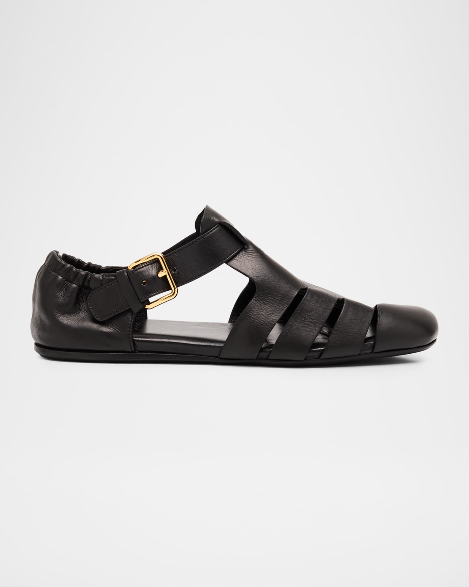 Church's Opal Met Leather Fisherman Sandals | Neiman Marcus