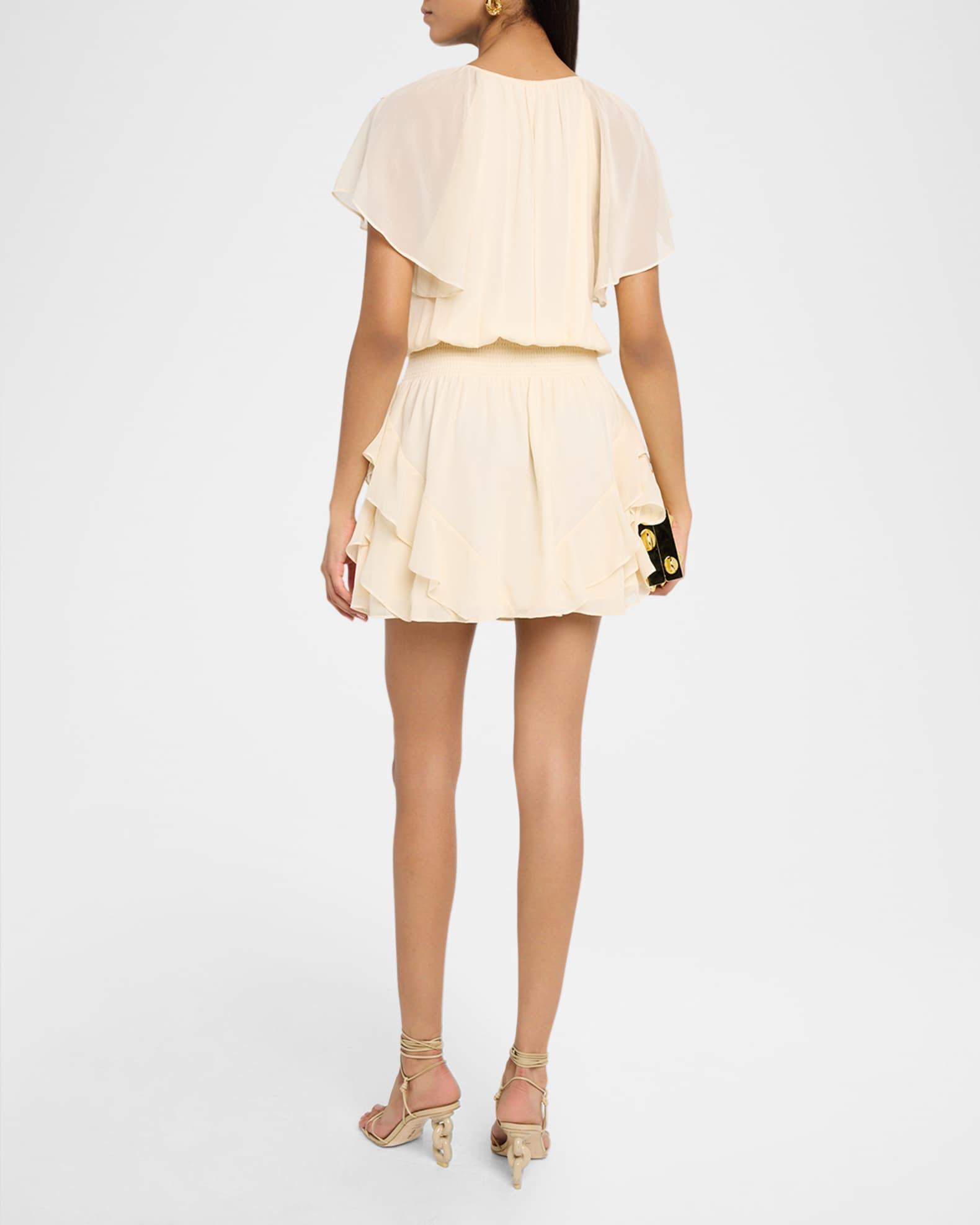 romey beaded chiffon mini dress Orion Beaded Chiffon Mini Dress main image 1