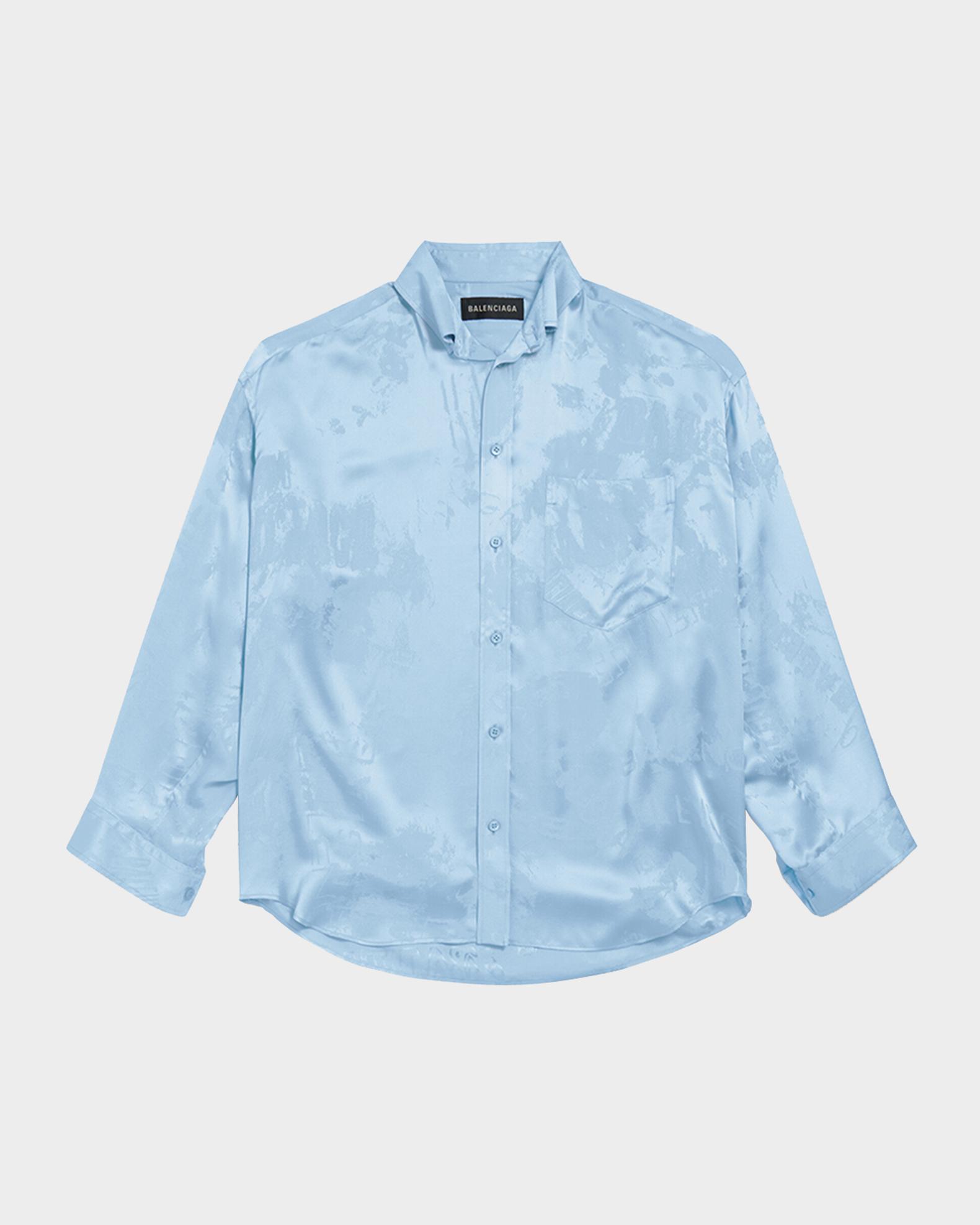 balenciaga dress shirt Balenciaga Wrong Sleeve Shirt - Red