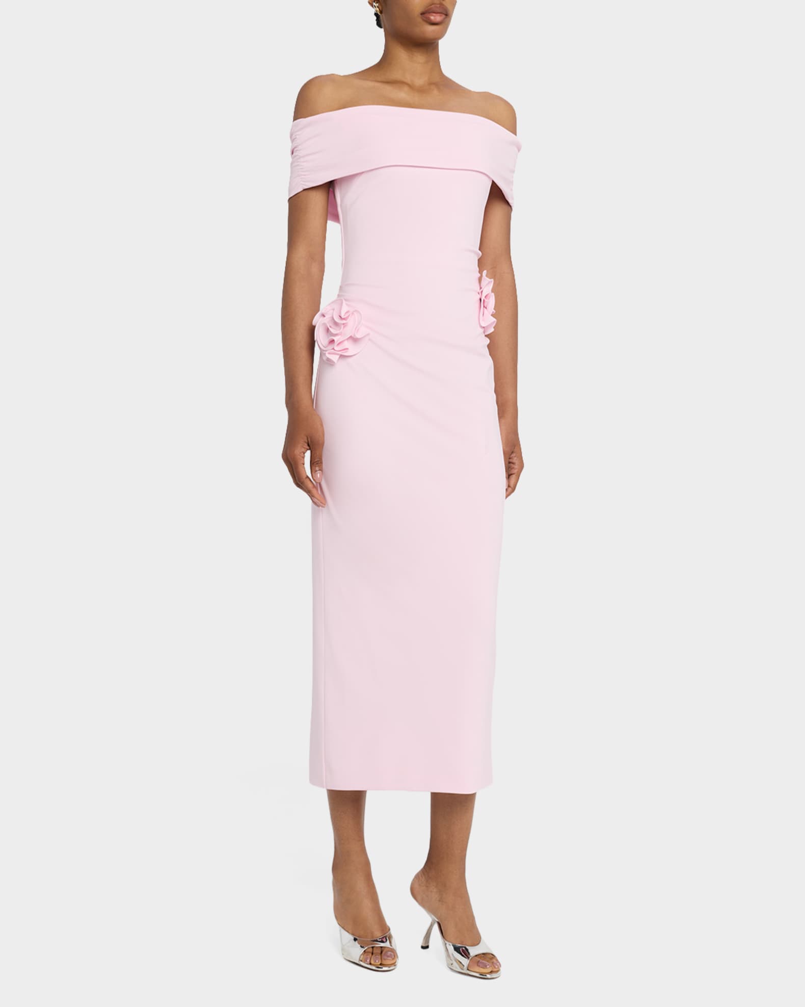 roland mouret off the shoulder dress Roland Mouret Off The Shoulder Maxi Dress in Black