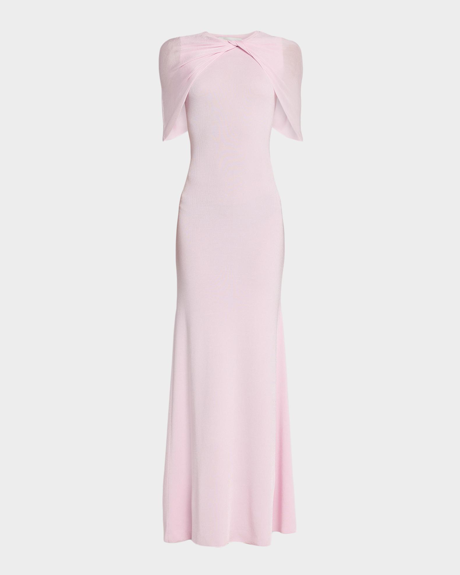 Roland Mouret Twist Draped Shawl Mermaid Gown | Neiman Marcus