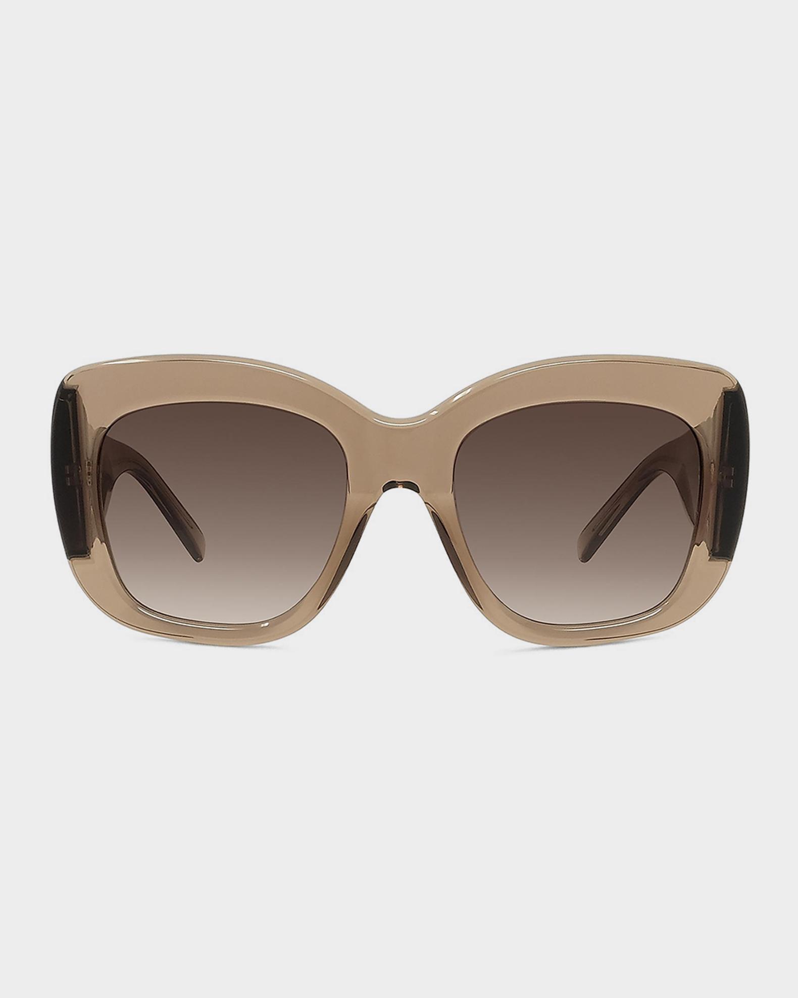 Givenchy Bold 53mm Oversized Square Acetate Sunglasses | Neiman Marcus