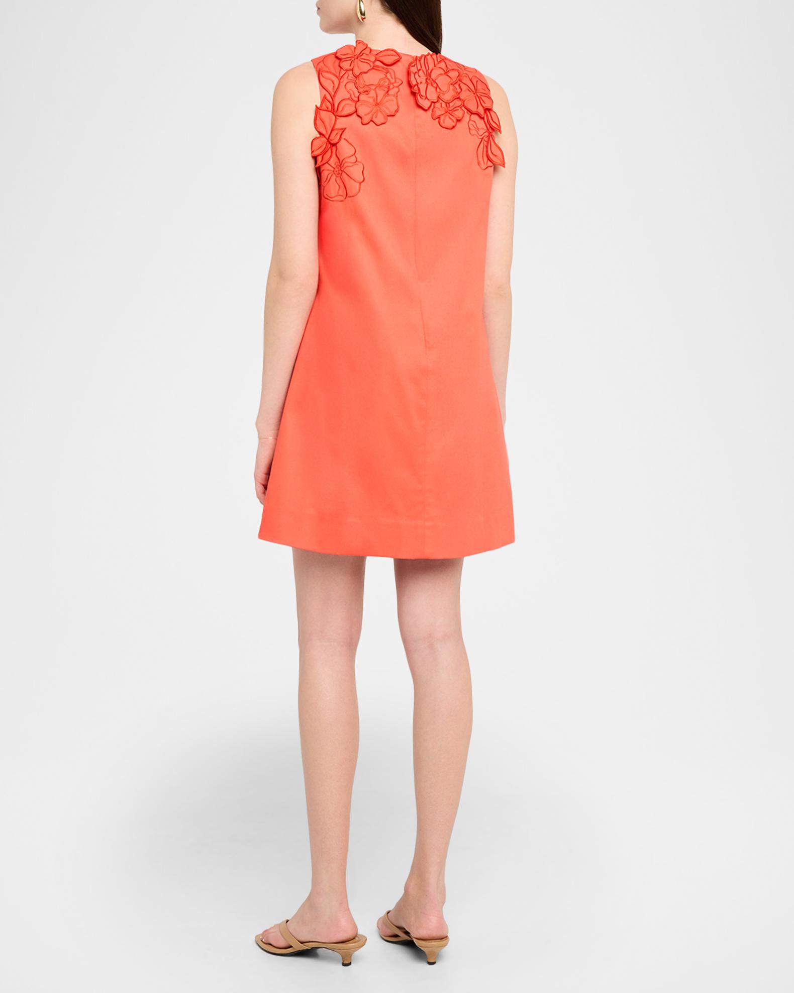ruffle hot pink dress Applique Ruched Sleeveless Mesh V-Neck, Hannah Mini in Pink, Size XS, For Special Events & Formal AW25HI