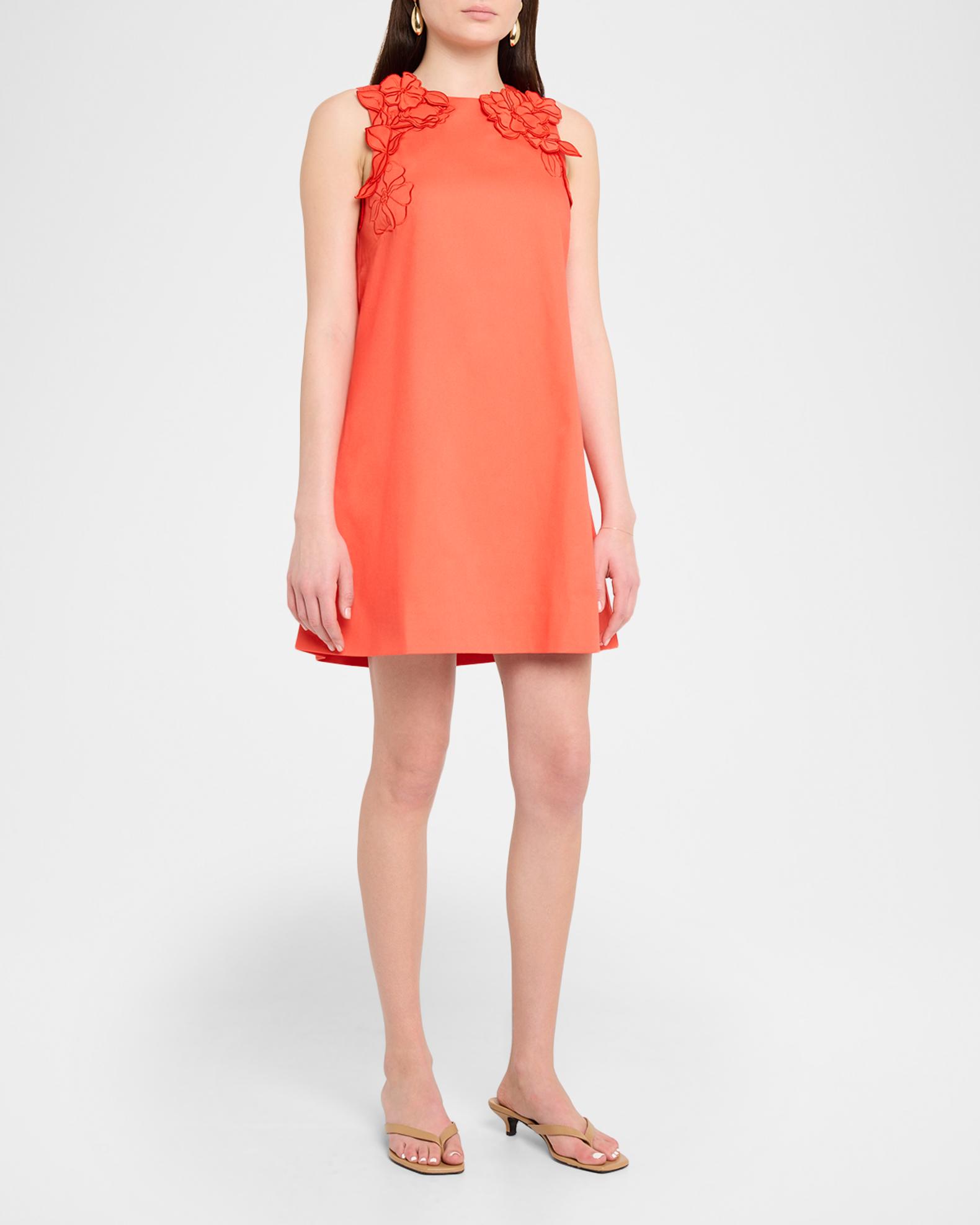 green emerald velvet dress Maeve Neck Tie Shift Mini Dress – katie + hubbell main image 0