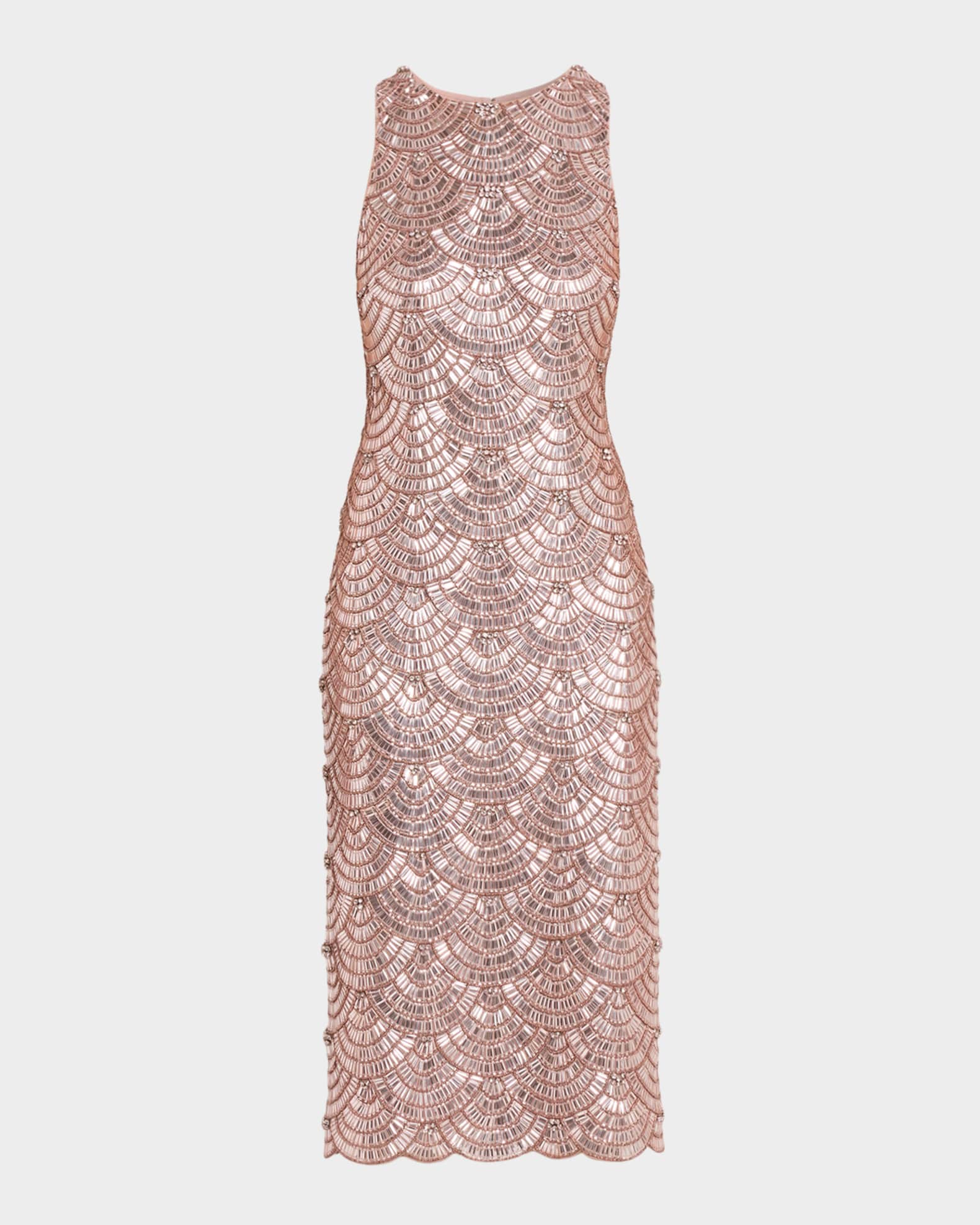 catherine malandrino nailhead bead dress Le Thanh Hoa AURORA OVERALL BEADED MAXI DRESS main image 0