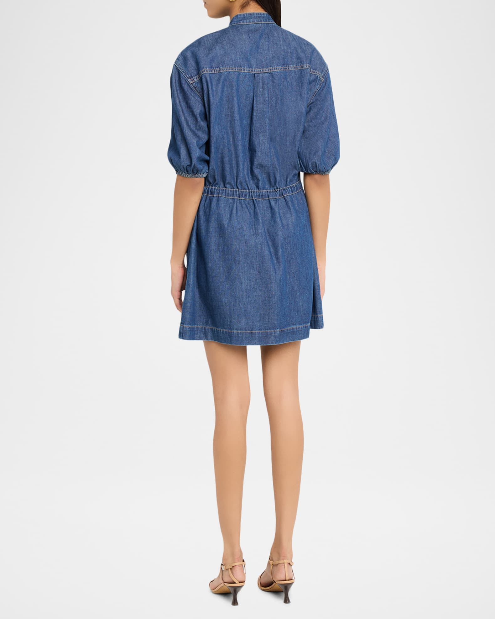 Veronica Beard Women's Akerman Denim Minidress - City Stroll - Size 4