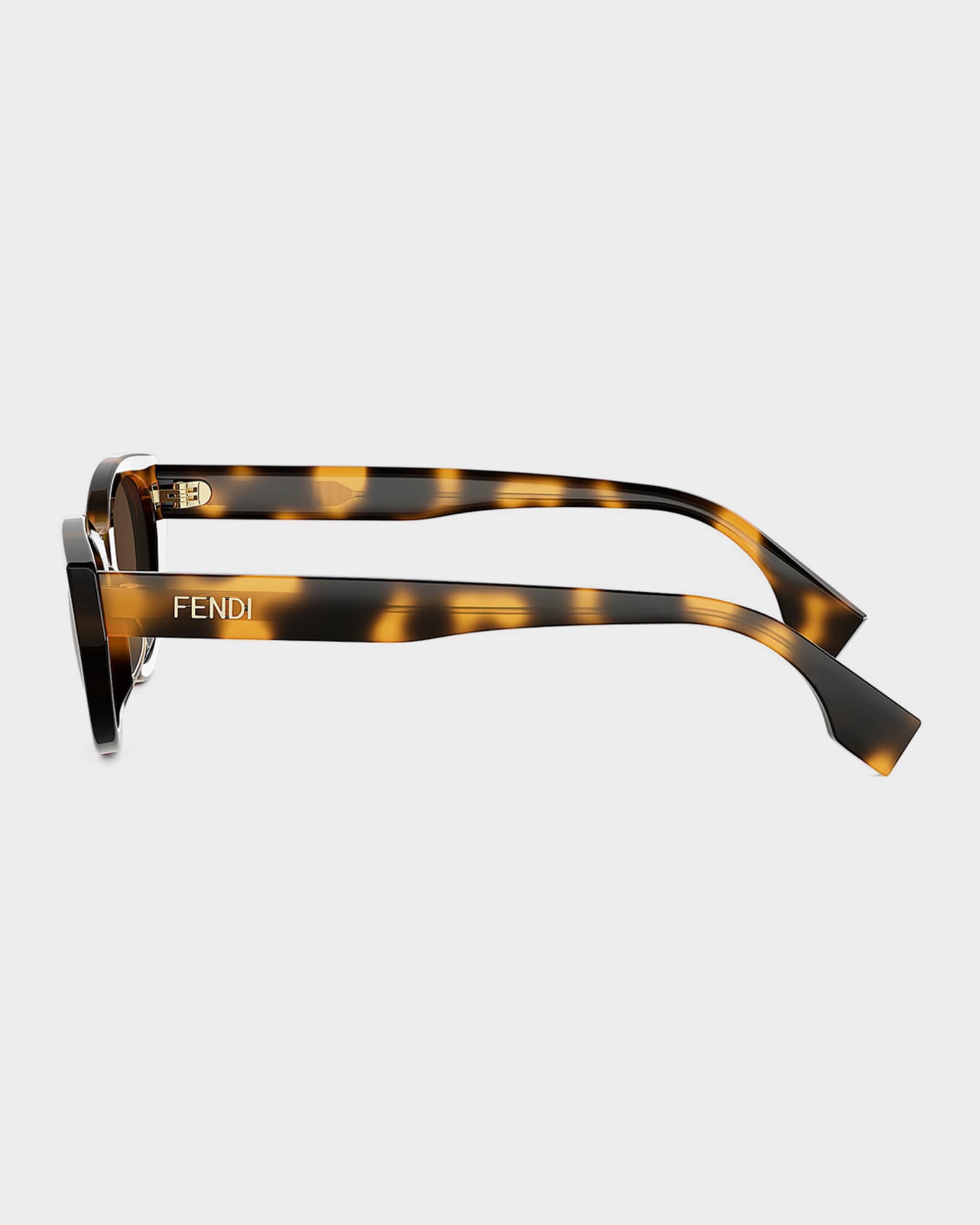 Fendi Lettering 51mm Acetate Cat-Eye Sunglasses | Neiman Marcus