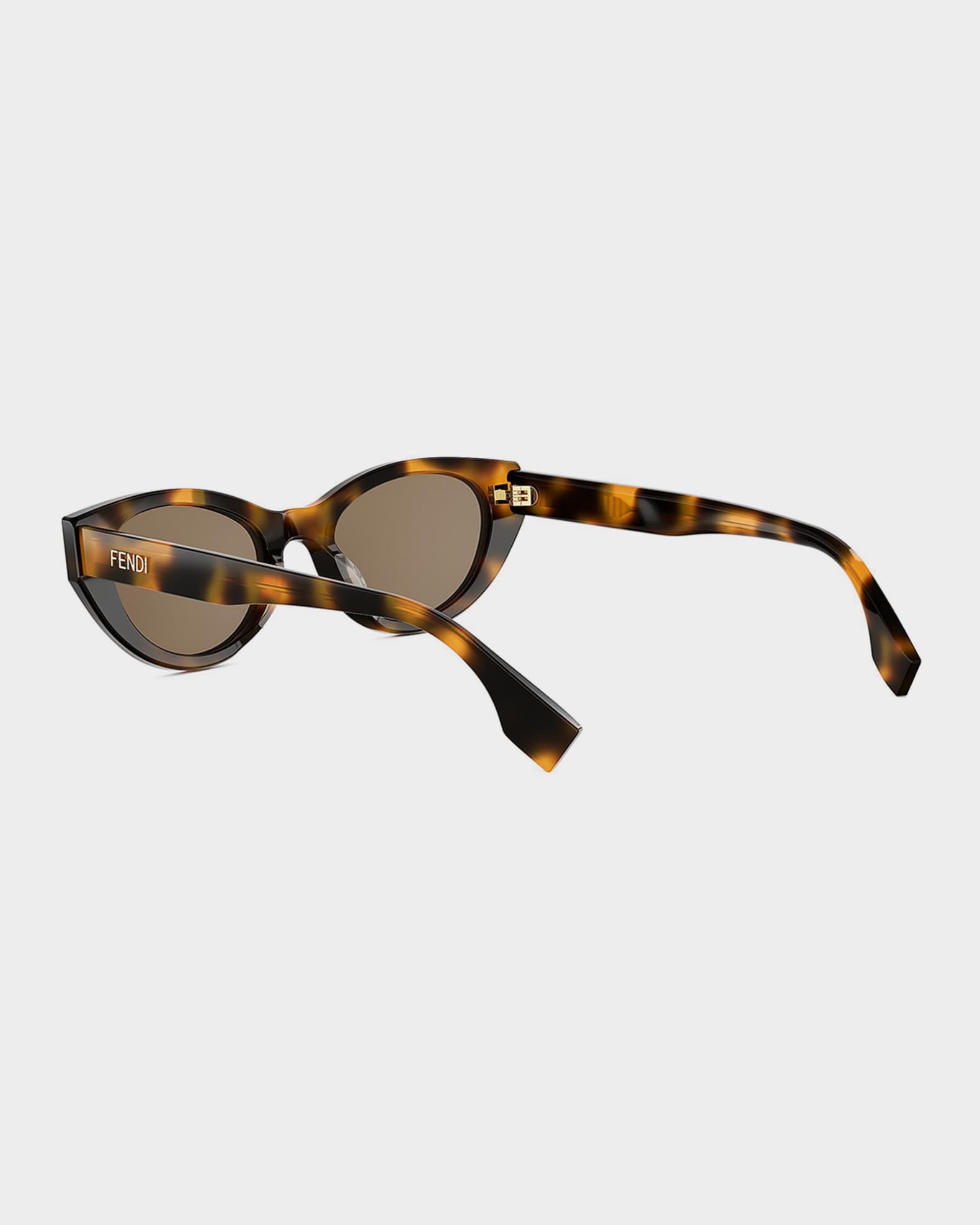 Fendi Lettering 51mm Acetate Cat-Eye Sunglasses | Neiman Marcus