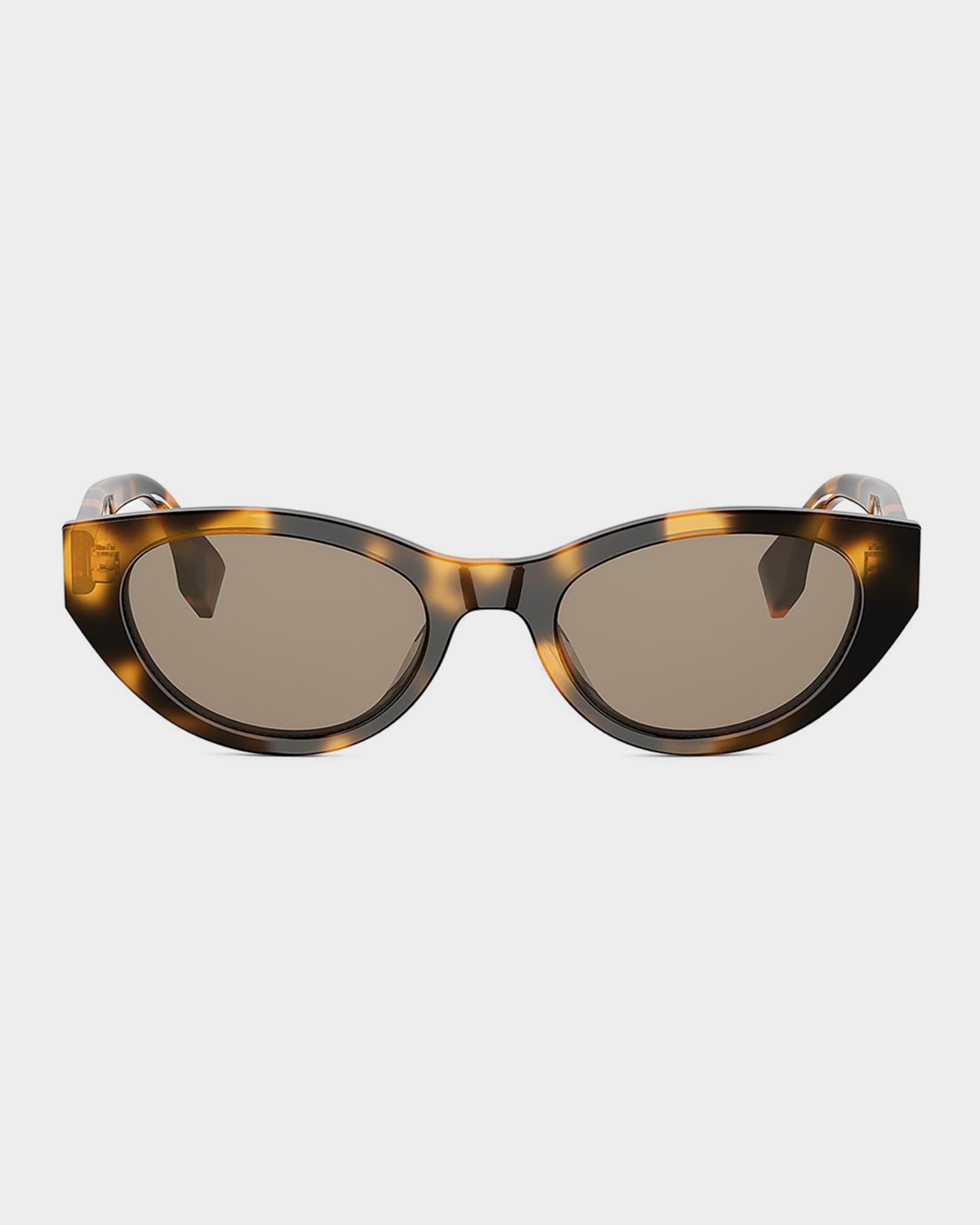 Fendi Lettering 51mm Acetate Cat-Eye Sunglasses | Neiman Marcus