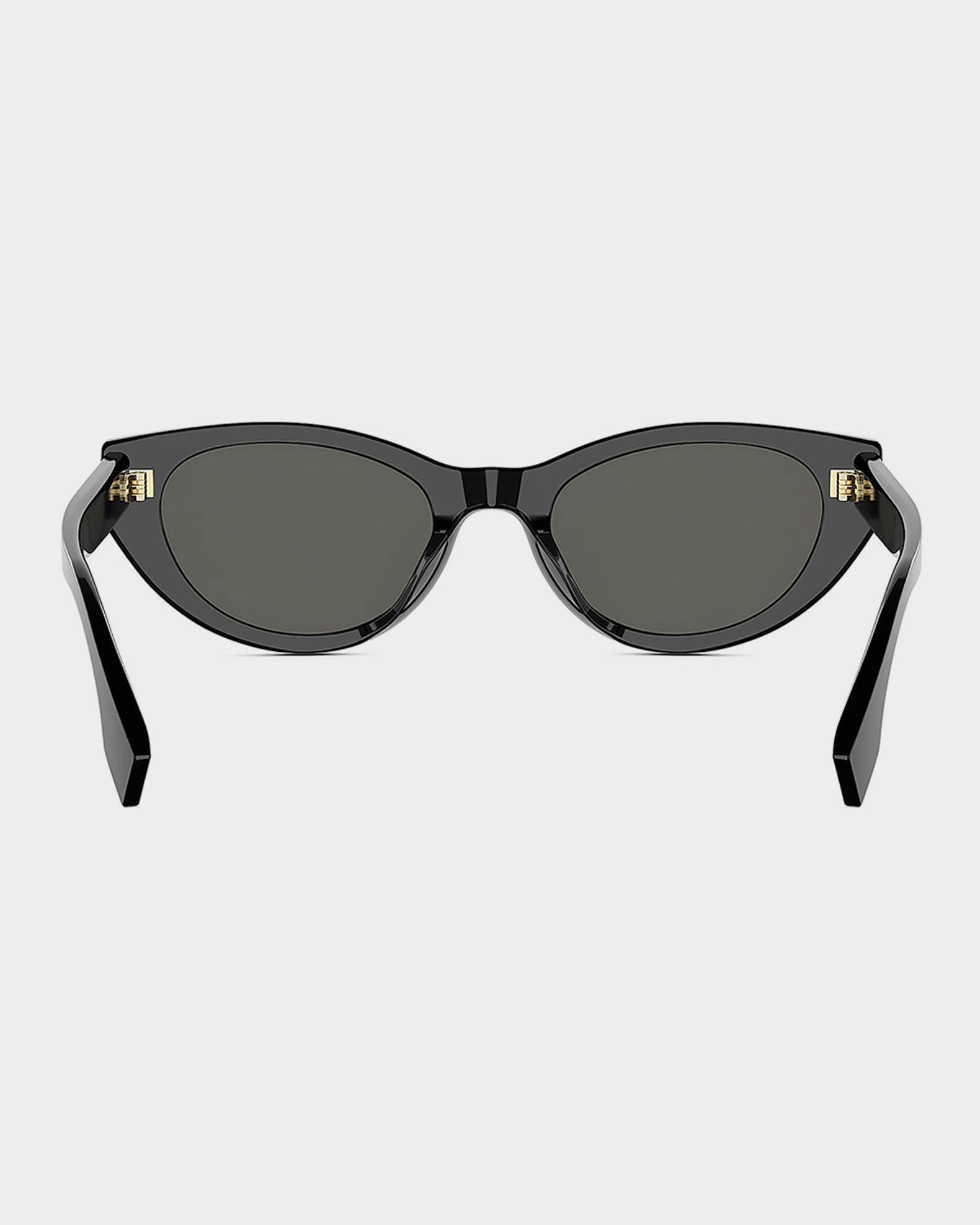 SUPER RARE! FENDI Cat eye style Sunglasses Oversized Spelled Out Fendi Oversized F Logo Acetate Cat-Eye Sunglasses | Neiman  main image 3