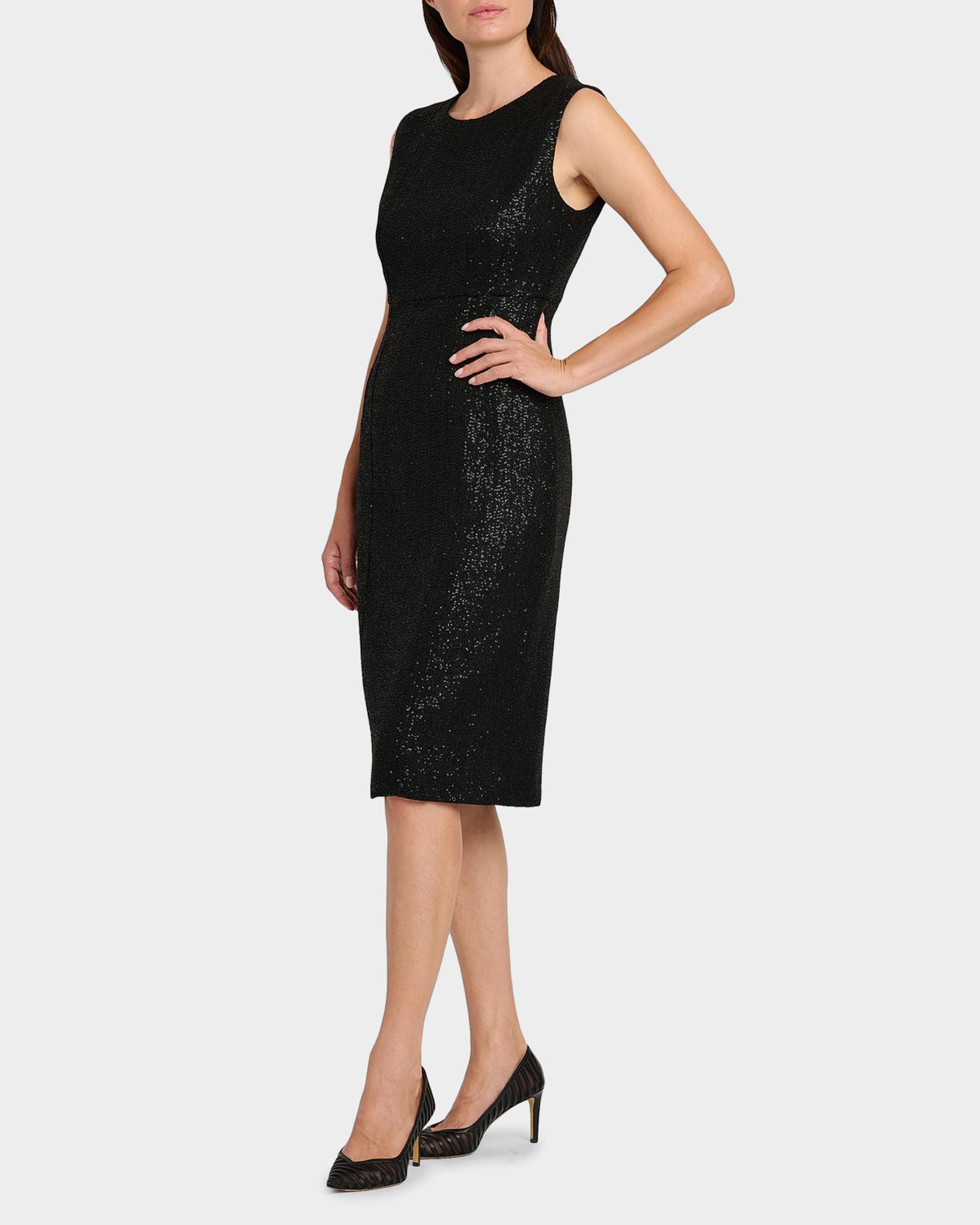 Kiton Metallic Sheath Knee-Length Dress
