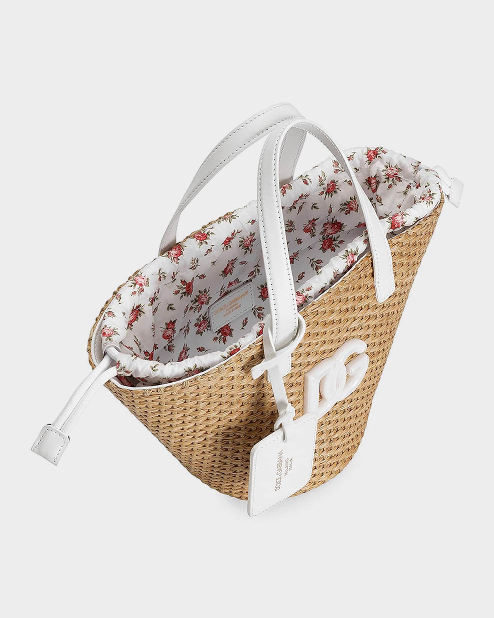 Dolce&Gabbana Kid's Coffa Tote Bag with DG Logo | Neiman Marcus