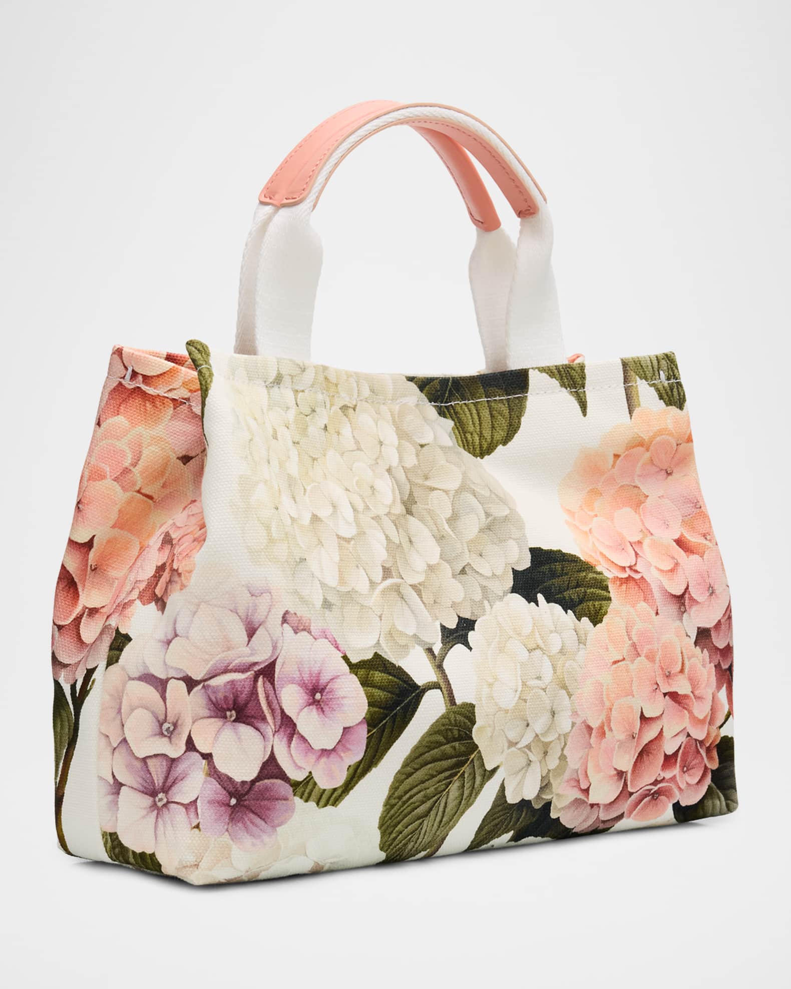 YUKARI ☆DOLCE&GABBANA☆バッグ　　紫陽花　あじさい Dolce&Gabbana Kid's Hydrangeas-Print Canvas Shopping Tote Bag