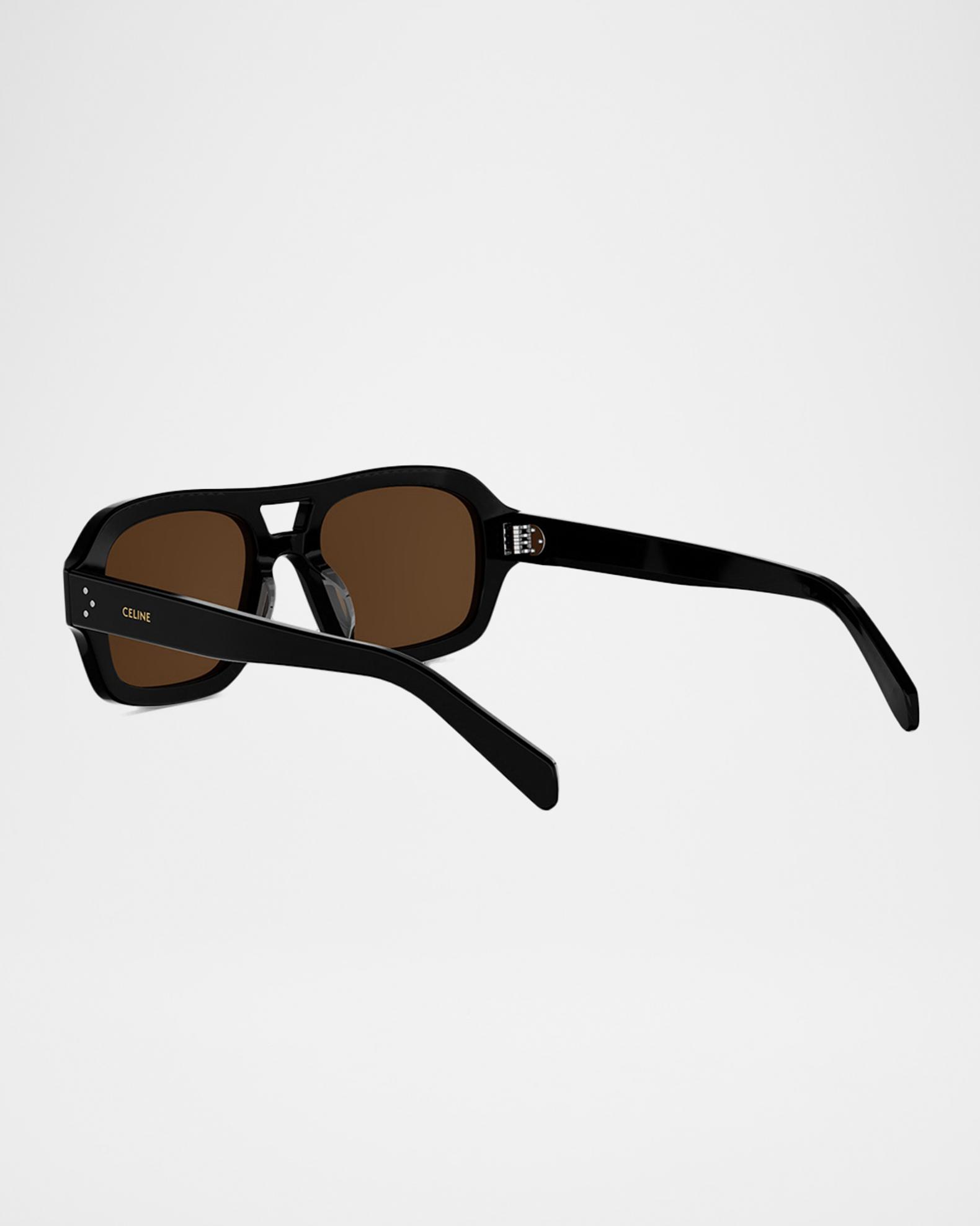 CELINE Men's 3 Dots Acetate Aviator Sunglasses | Neiman Marcus