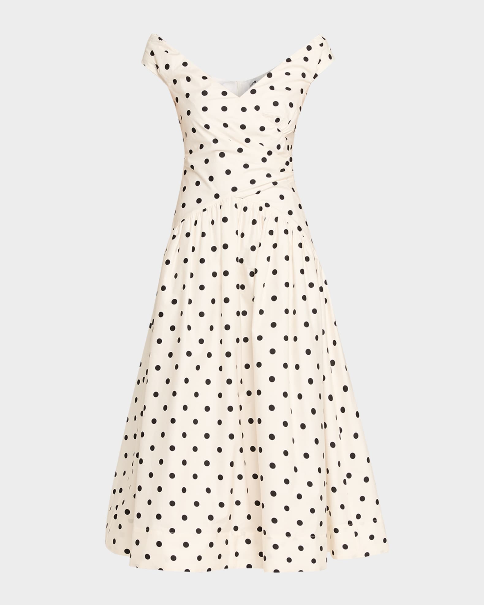 knee length dresses for ladies Blue Rhinestone Mesh Midi Dress – self-portrait-US main image 0