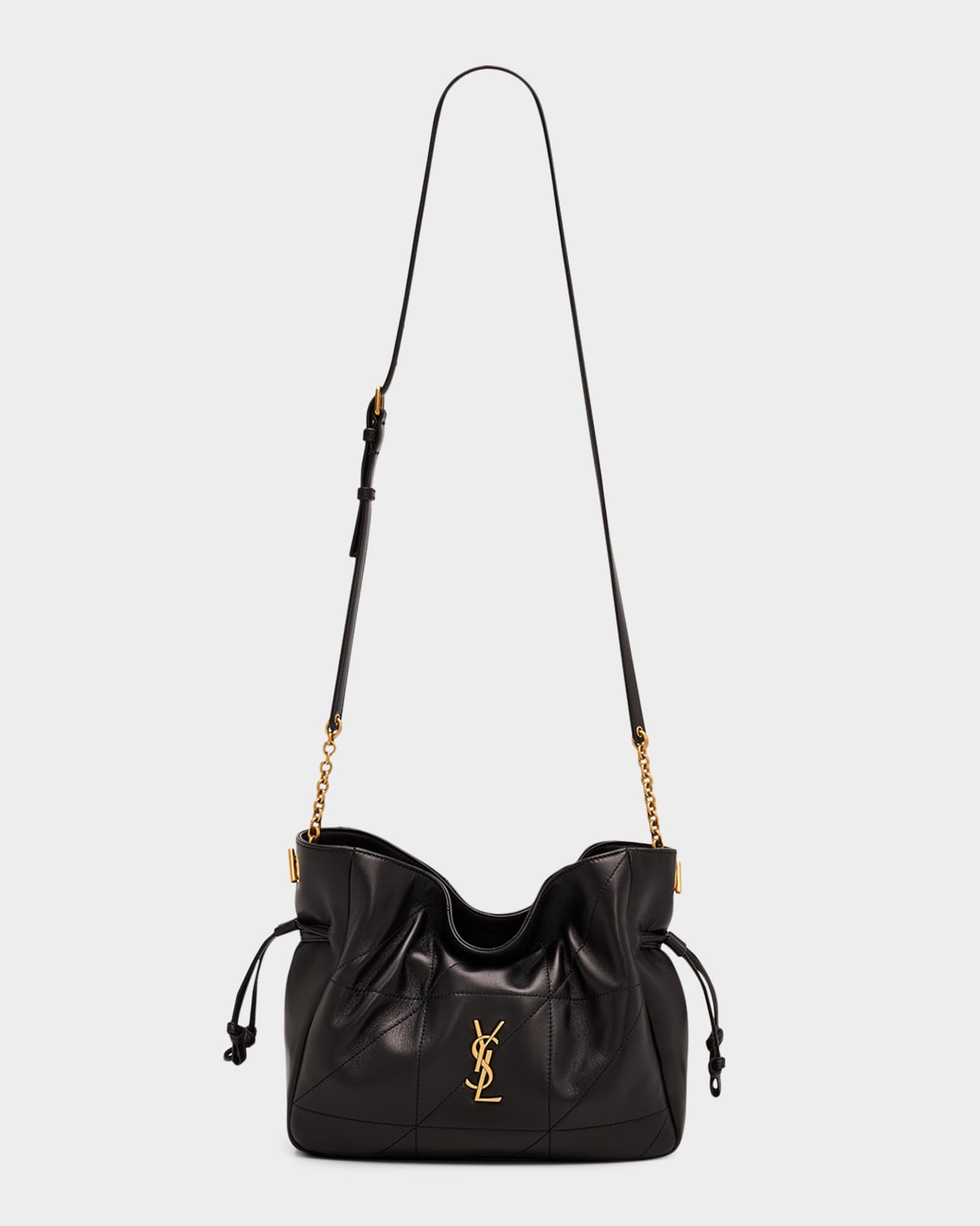 Saint Laurent Jamie YSL Quilted Lambskin Leather Shoulder Bag