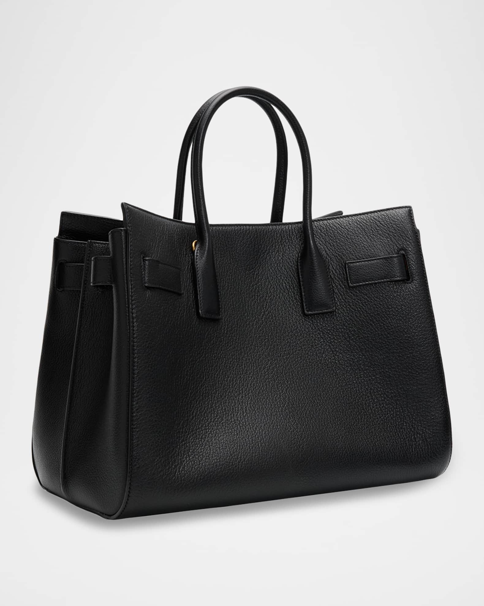 Saint Laurent Sac de Jour Grain Leather Top-Handle Bag | Neiman Marcus
