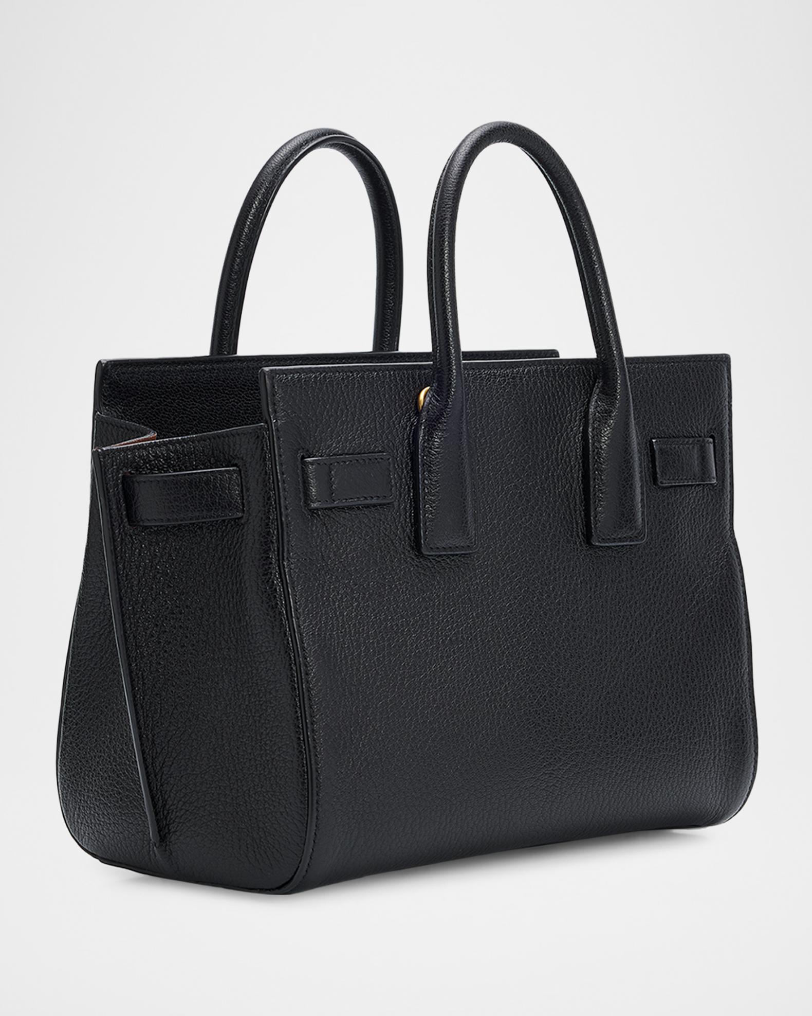 Saint Laurent Sac de Jour Small Leather Top-Handle Bag | Neiman Marcus